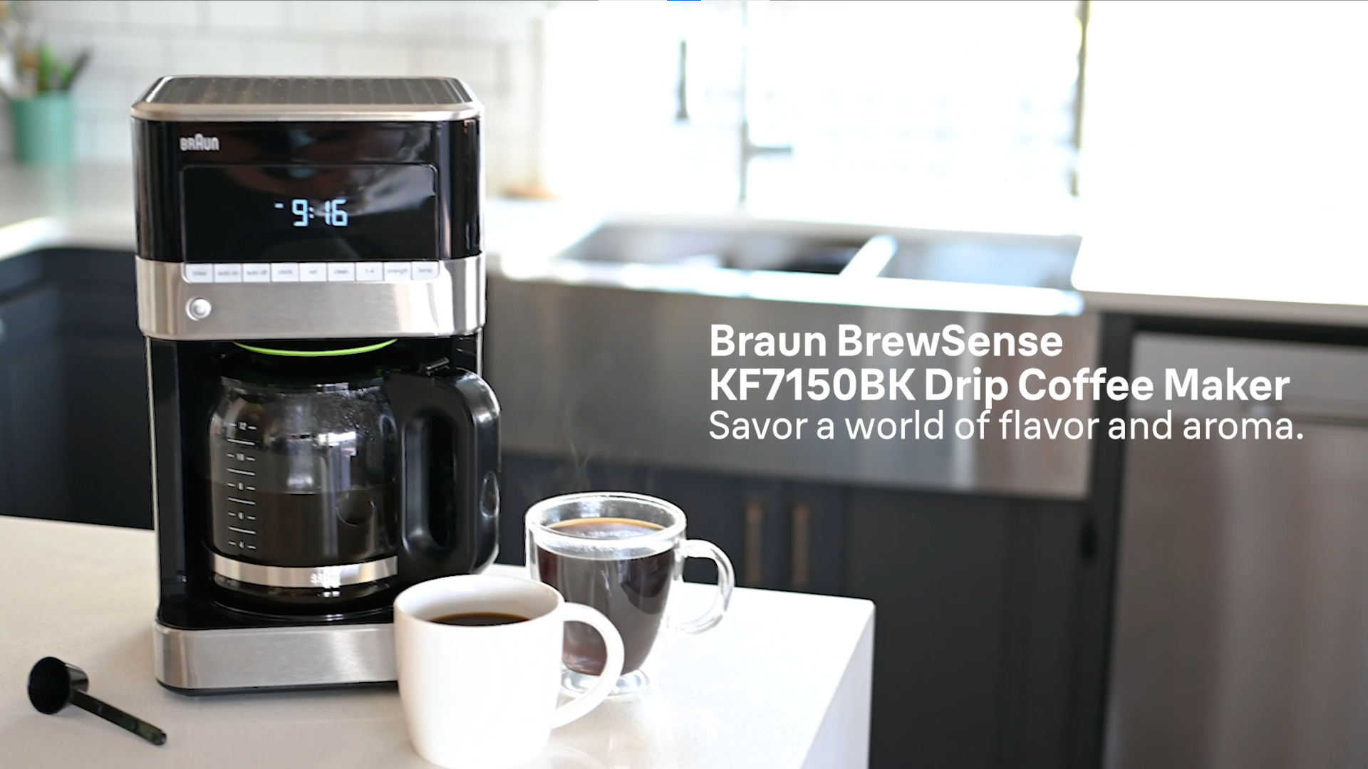 Amazon.com: Braun BrewSense 12 Cup Drip Coffee Maker - Pause