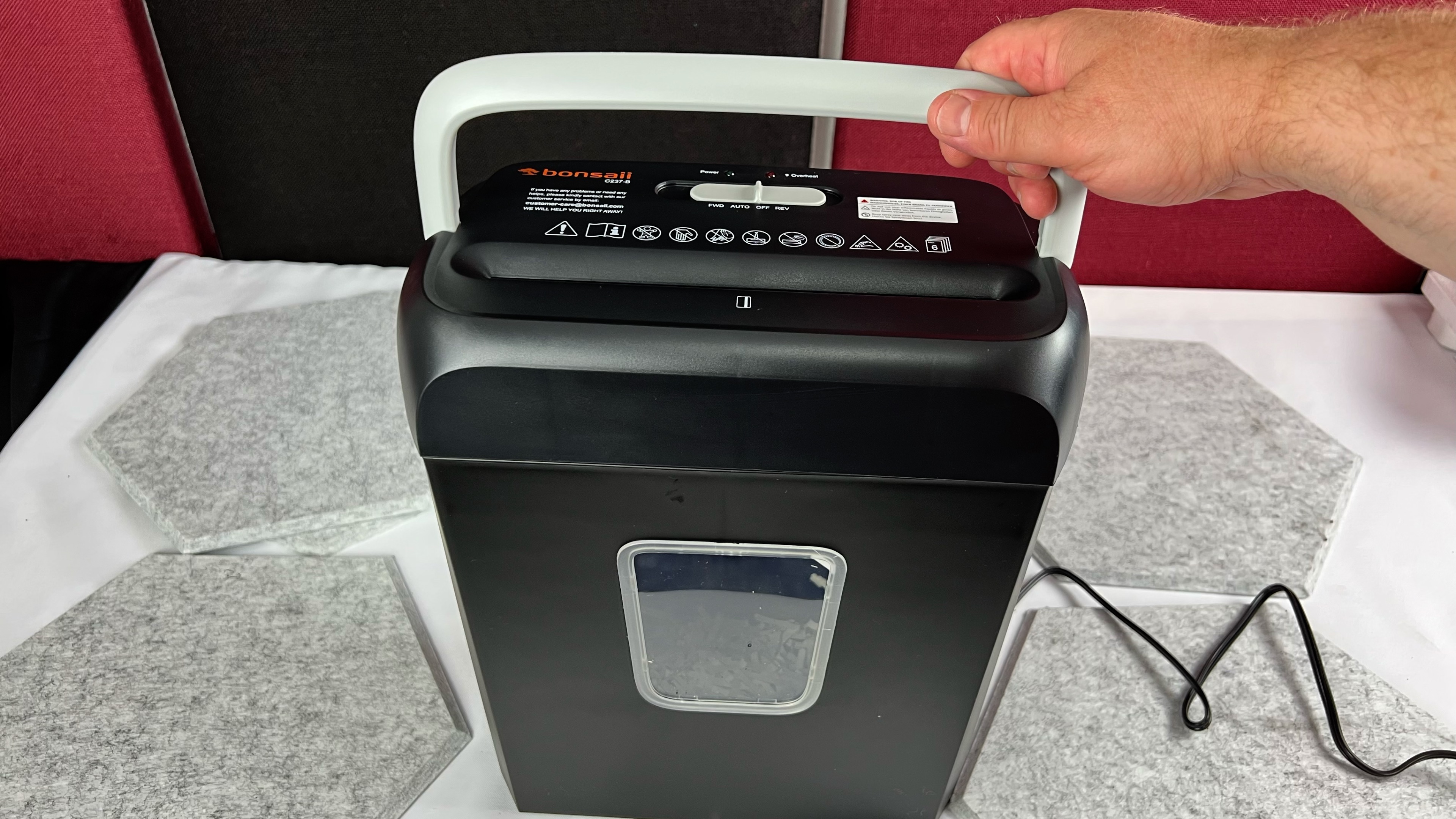 Watch Bonsaii Paper Shredder for Home Use ,6 Sheet Crosscut Review