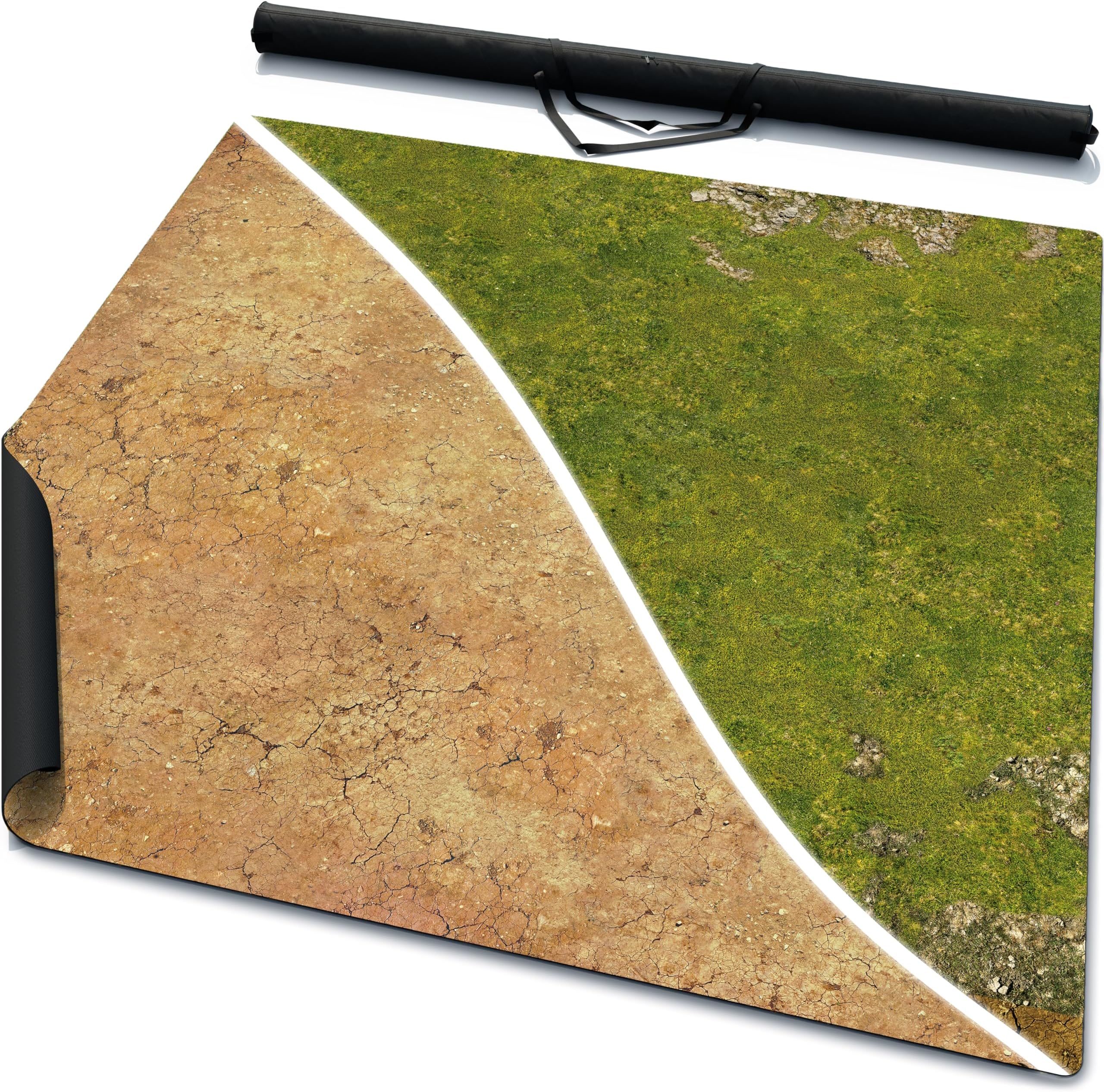 Warzone Studio 4' x 4' Double-Sided Mouse Pad Rubber Battle Mat: Homeland + Saraha