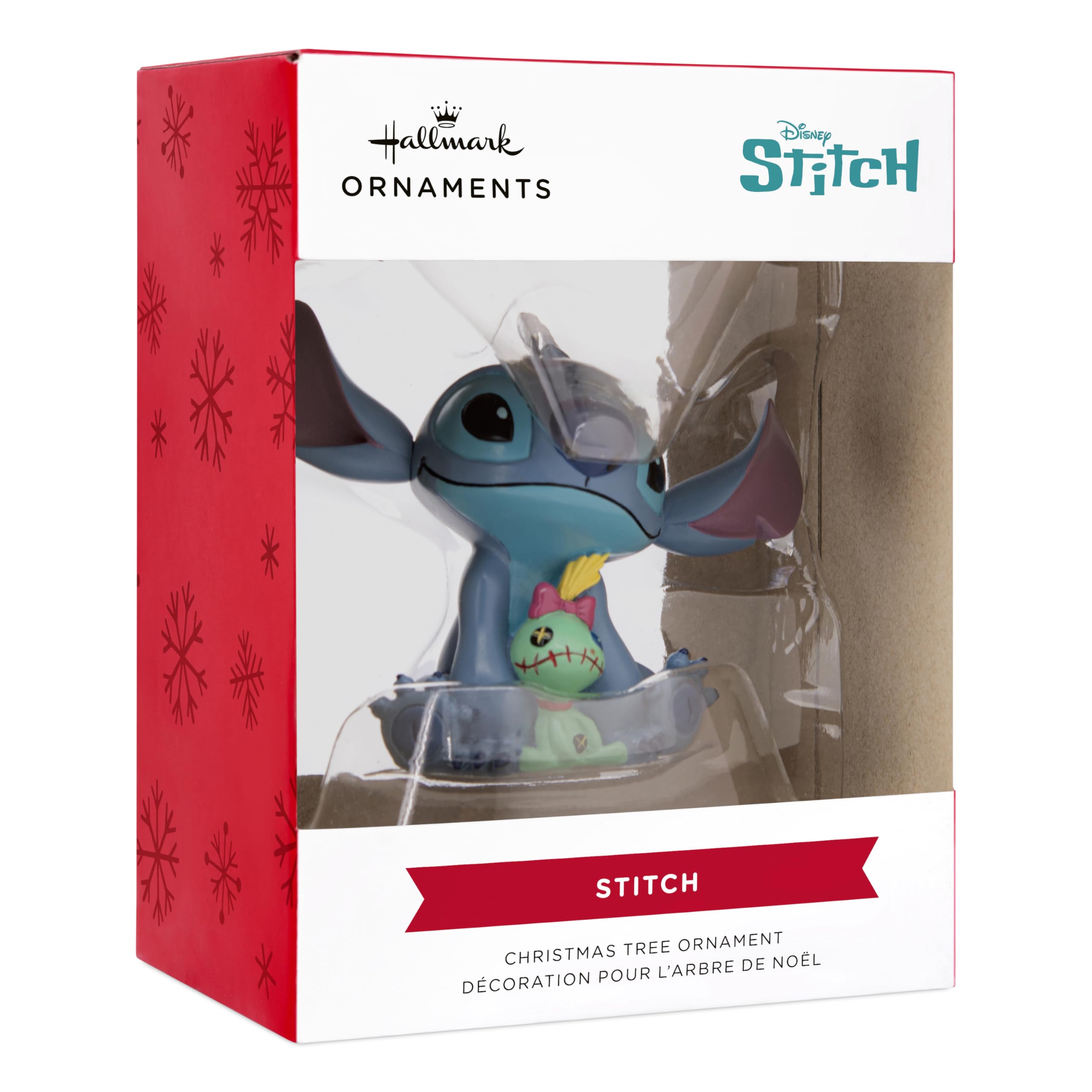Hallmark Stitch and Scrump Décoration d'arbre Lilo & Stitch Disney à Suspendre, Cadeau de Noël