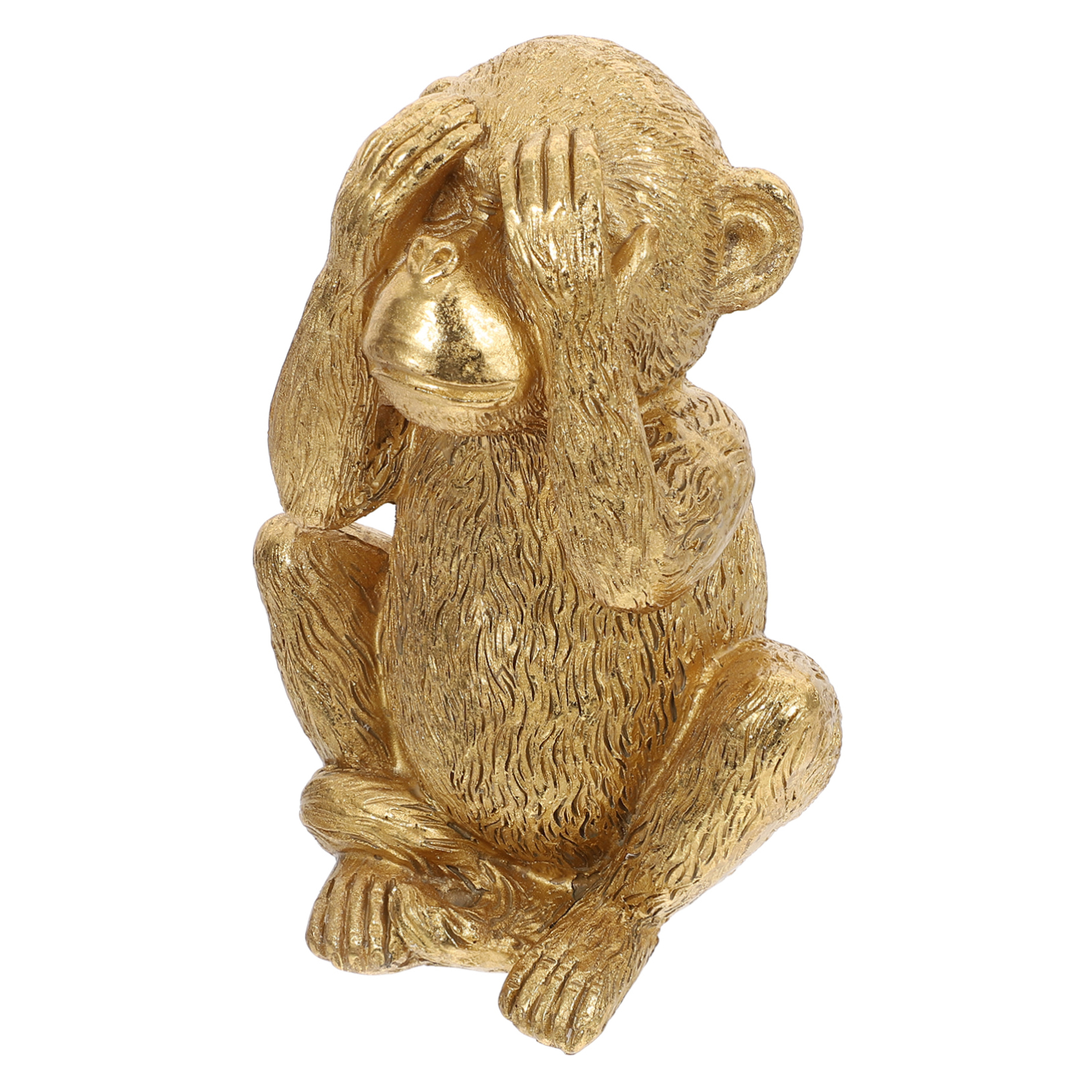 Figura decorativa de mono de resina para escritorio miniatura 7