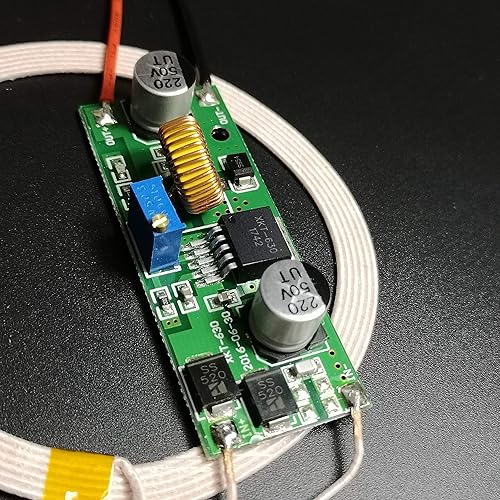 Miniatura 4 de Taidacent Módulo de alfombrilla de carga inalámbrica de alta potencia de 12 V 2 A de 0.315 in a 0.709 in Módulo inductivo de bricolaje Módulo de