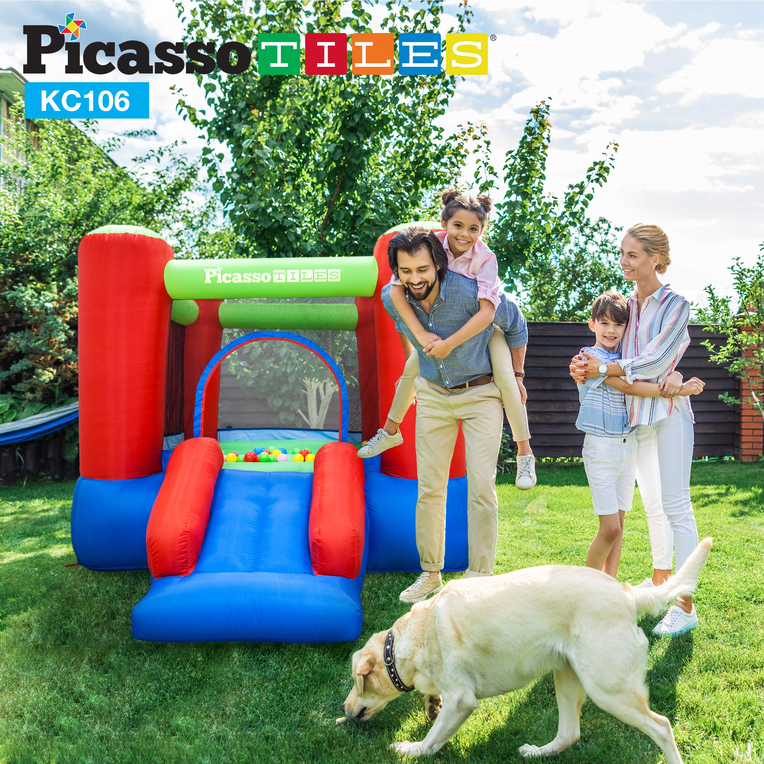 Amazon.com: PicassoTiles KC106 8x7 Foot Junior Inflatable