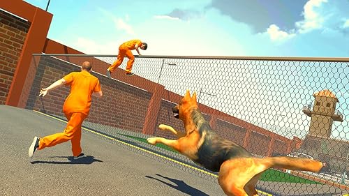 US Police Dog Chase 3D Game: Jail Break Prison Escape Survival