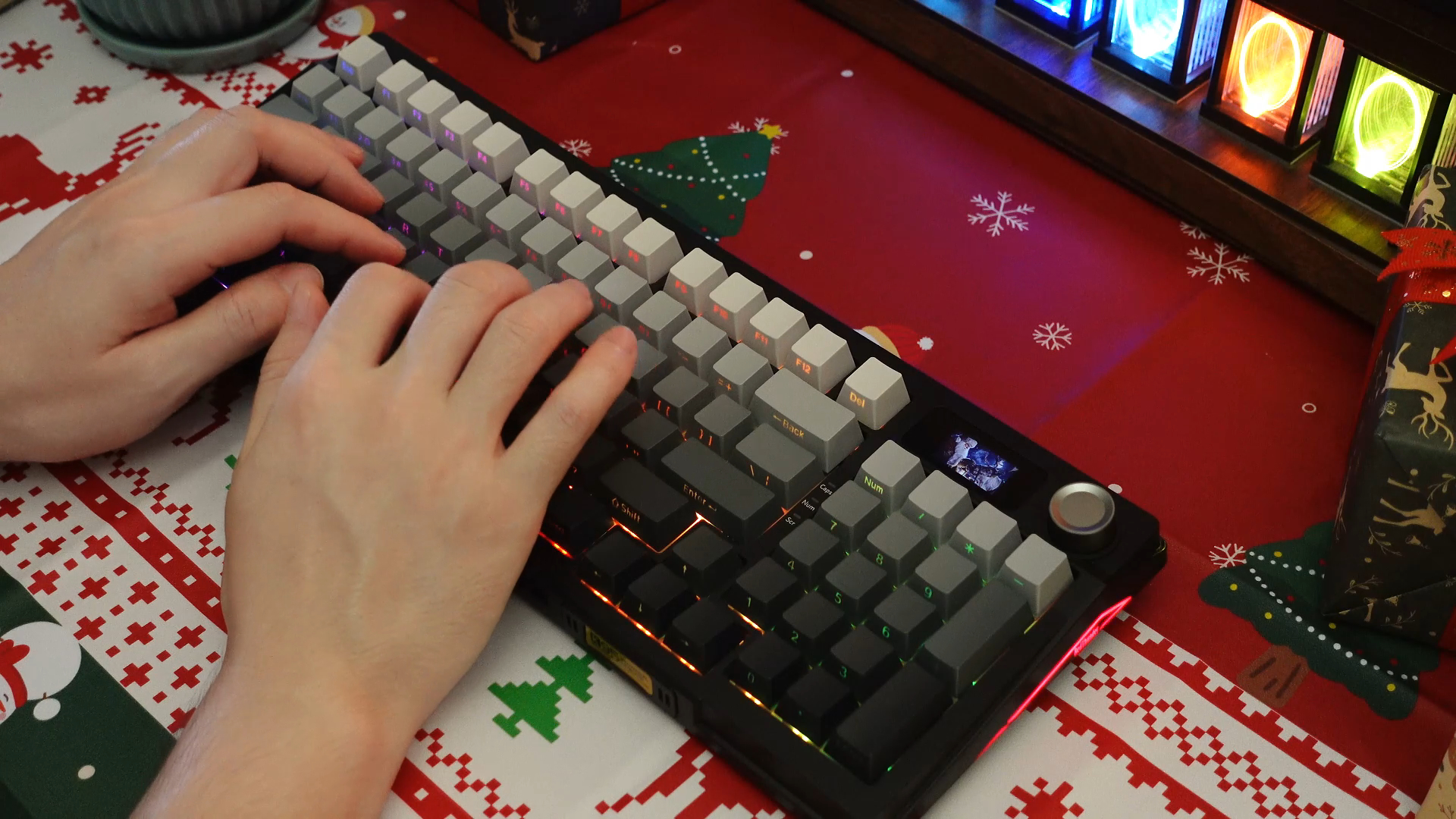 Amazon.com: RedThunder K95 Wireless Mechanical Keyboard,TFT Screen