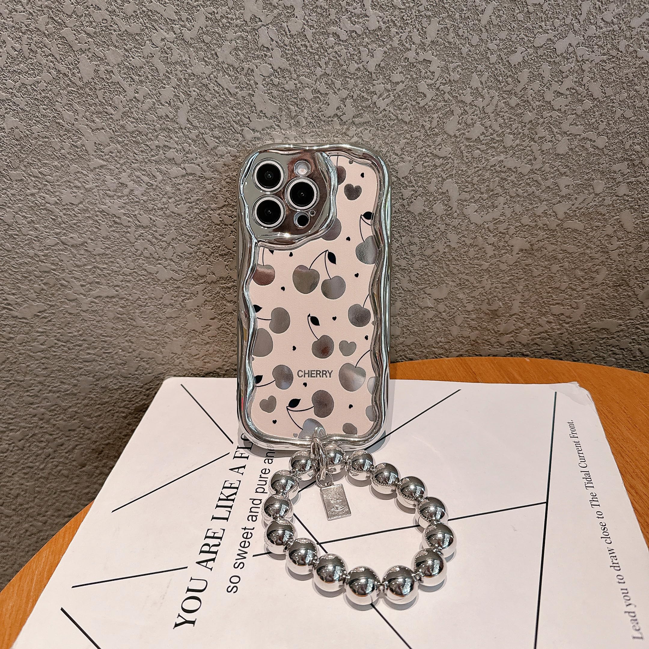 Amazon.com: Pretaco for iPhone 16 Pro Max Case, [Chrome Silver