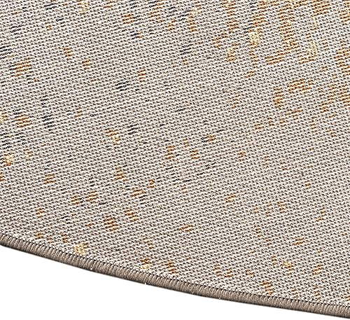 Miniatura 7 de Rugs.com Cafe Collection - Alfombra ovalada mediana de 2 x 3 pies, color beige, perfecta para salas de estar, comedores grandes, planos abiertos