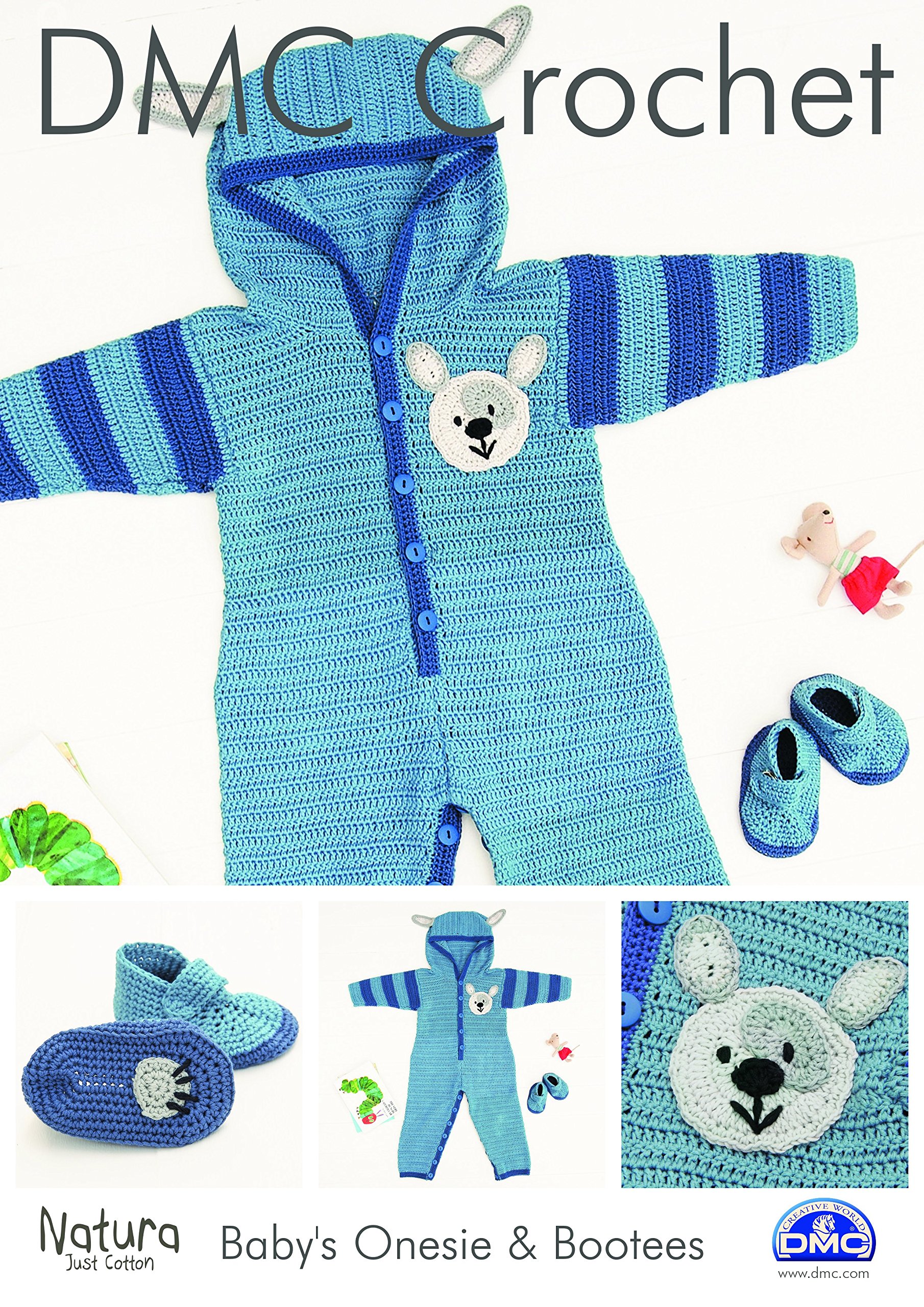 DMC Baby Onesie and Bootees crochet pattern