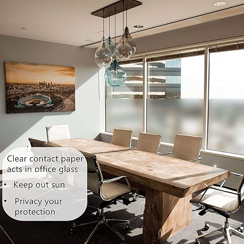 Miniatura 9 de 1 rollo de papel adhesivo transparente para revestimientos de estantes de 17.7 pulgadas x 10 pies y 1 rollo de papel de contacto de madera para