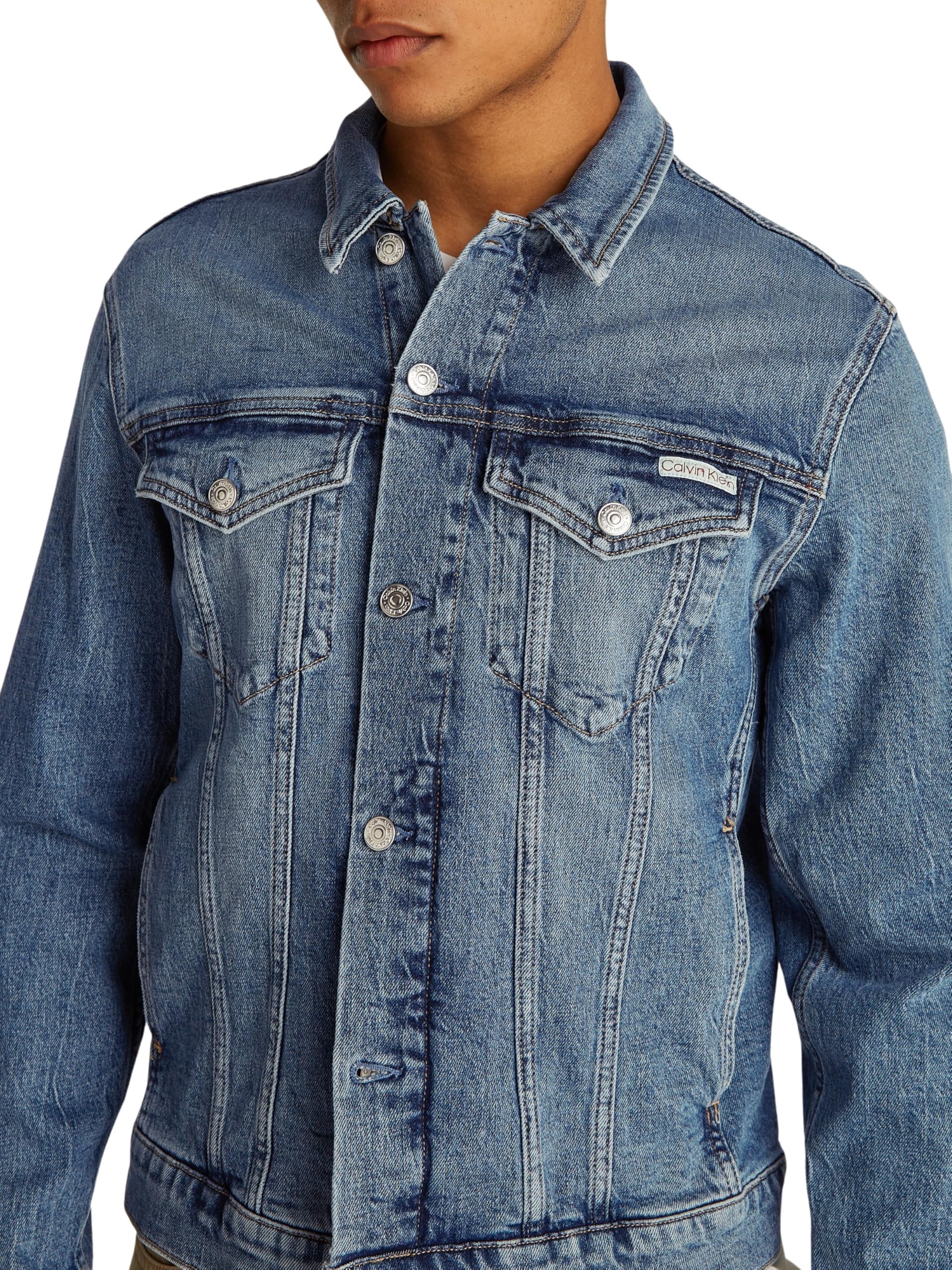Calvin Klein Uomo Giacca in Jeans Slim Fit