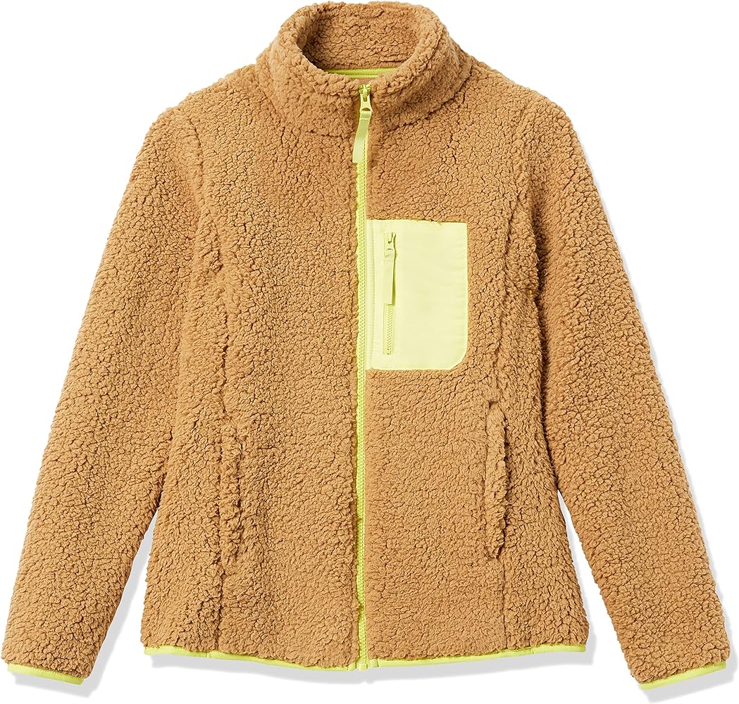 Amazon.com: Amazon Essentials Women's Sherpa Long-Sleeve Mock Neck