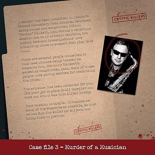 Miniatura 4 de Cryptic Killers Paquete #1 - Juego de misterio de asesinato sin resolver - Investigación de archivos de caso frío - Pistas de detectives/evidencia -