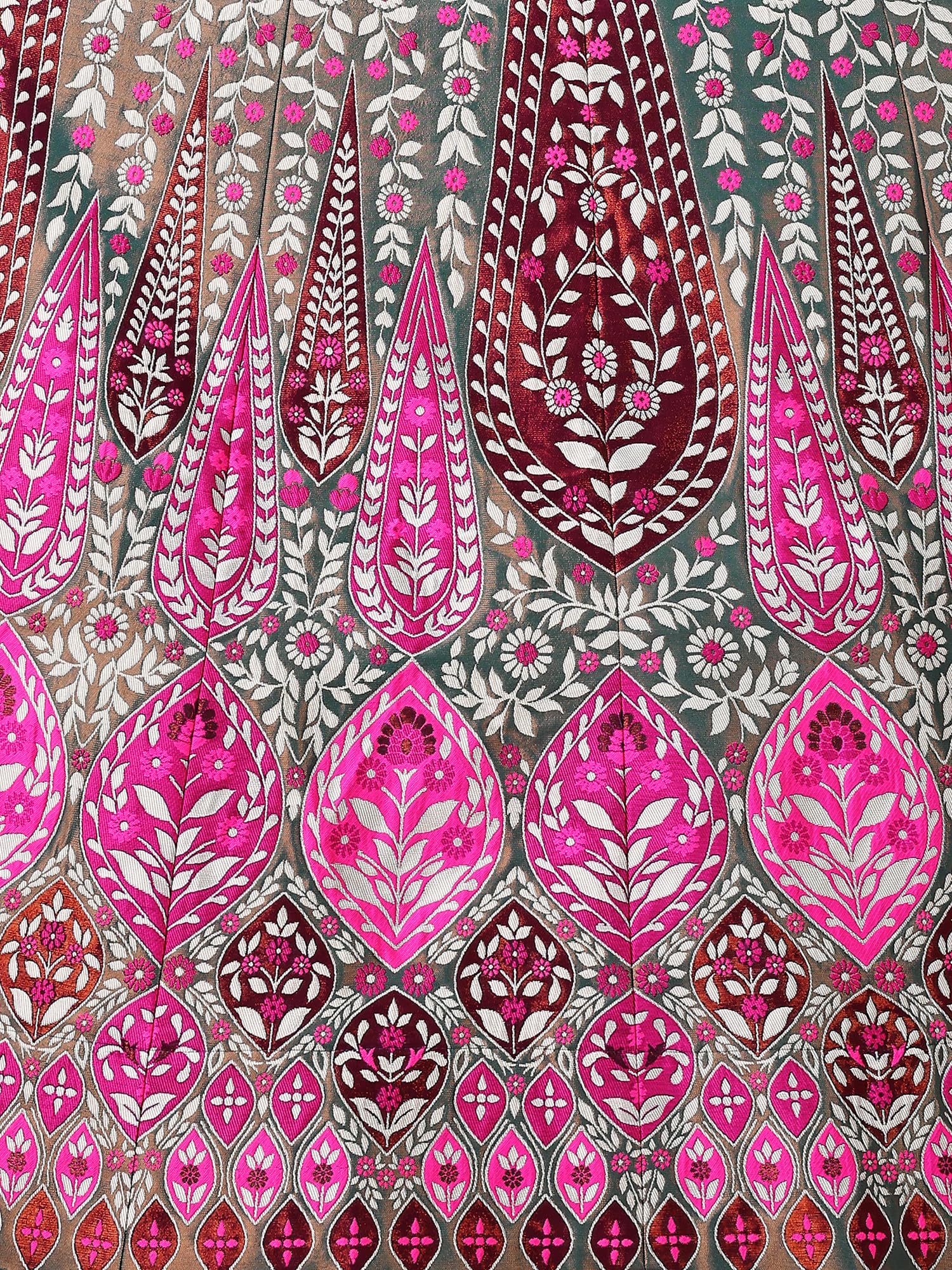 PURVAJA Lehenga choli (Nayab) Kanjivaram Semi-Seamed dla kobiet