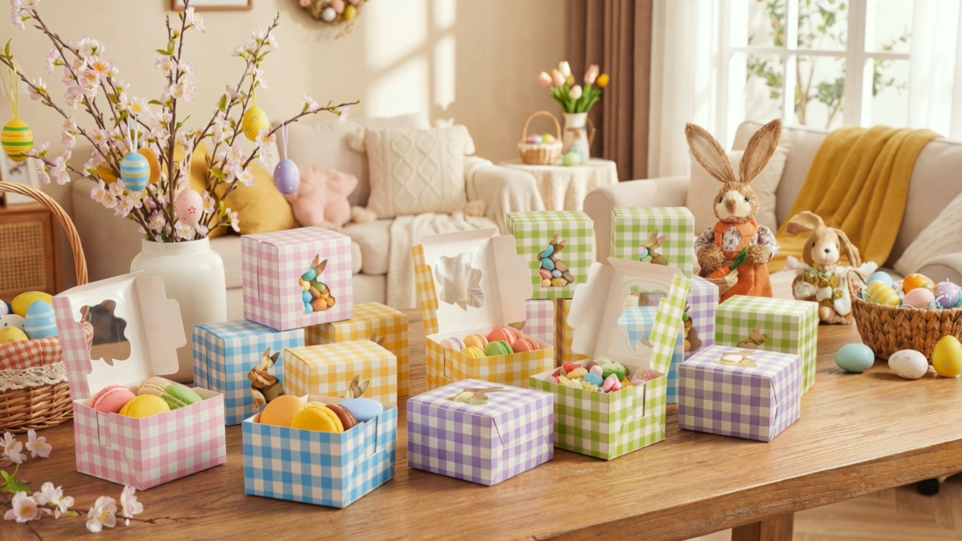 Amazon.com: Tinlade 24 Pcs Easter Treat Boxes 5 Candy Colors