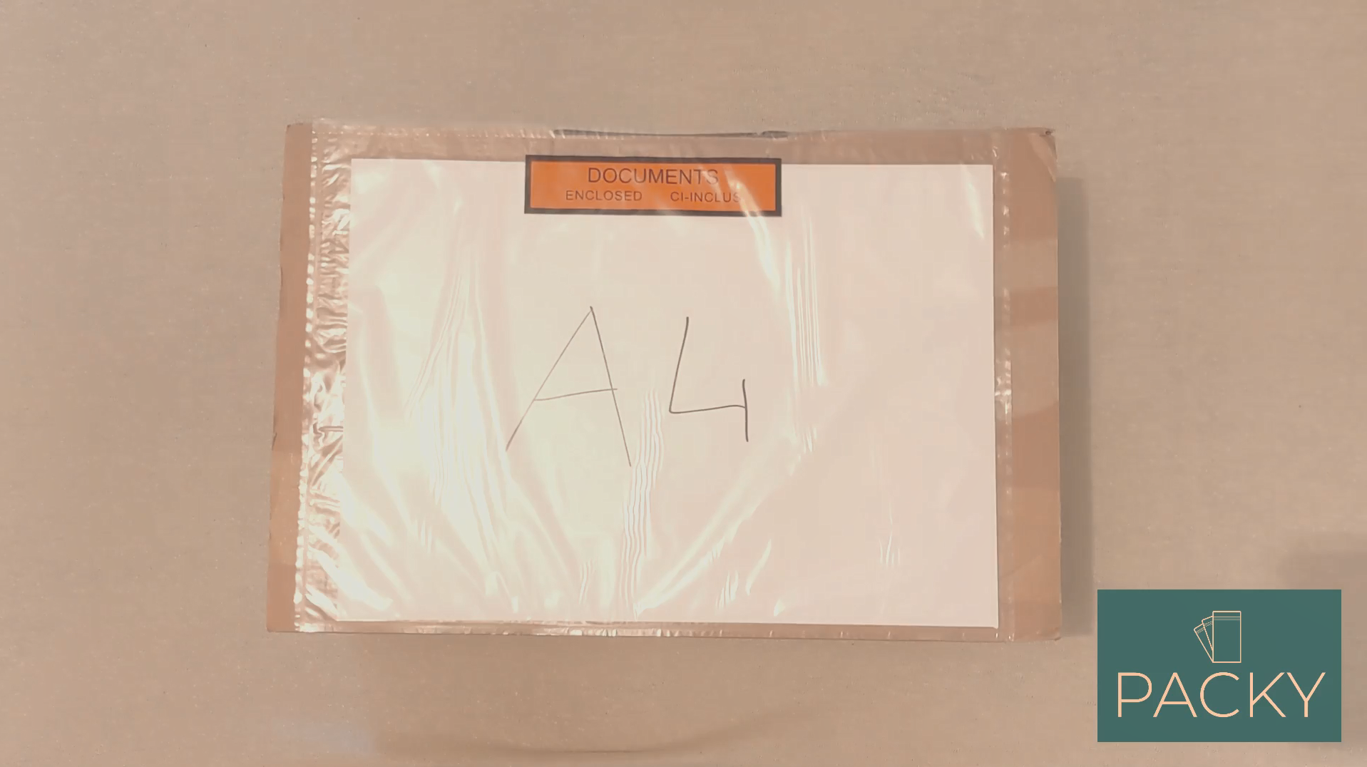 Buste Trasparenti Adesive Per Spedizioni | Portadocumenti Impermeabili | Formato A5 225x165 Mm | Confezione Da 100 Pezzi