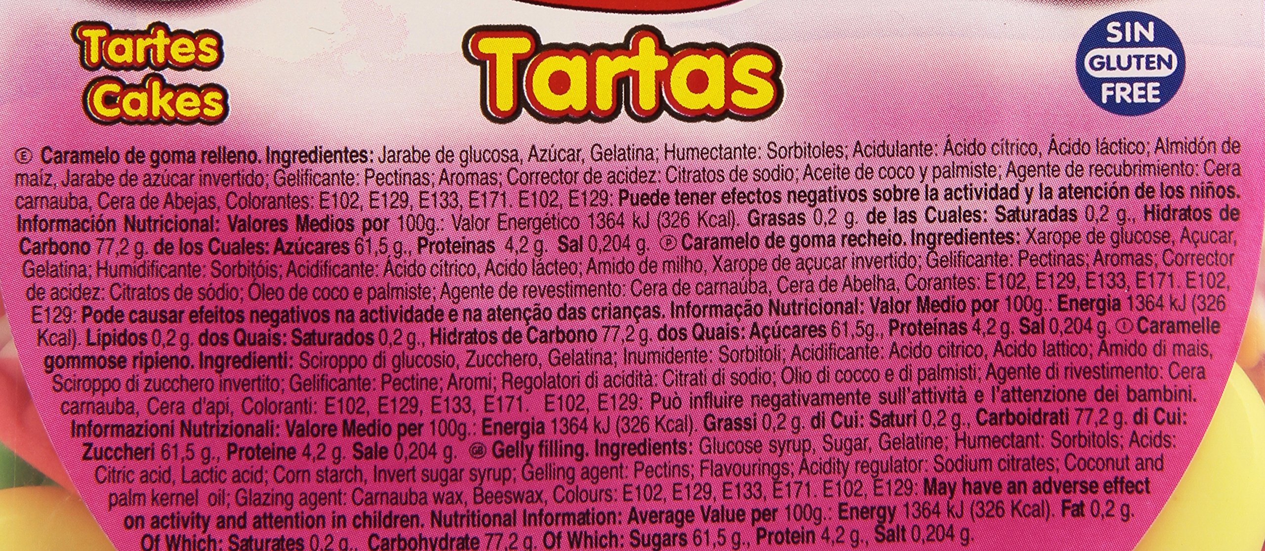 Vidal tartas rellenas