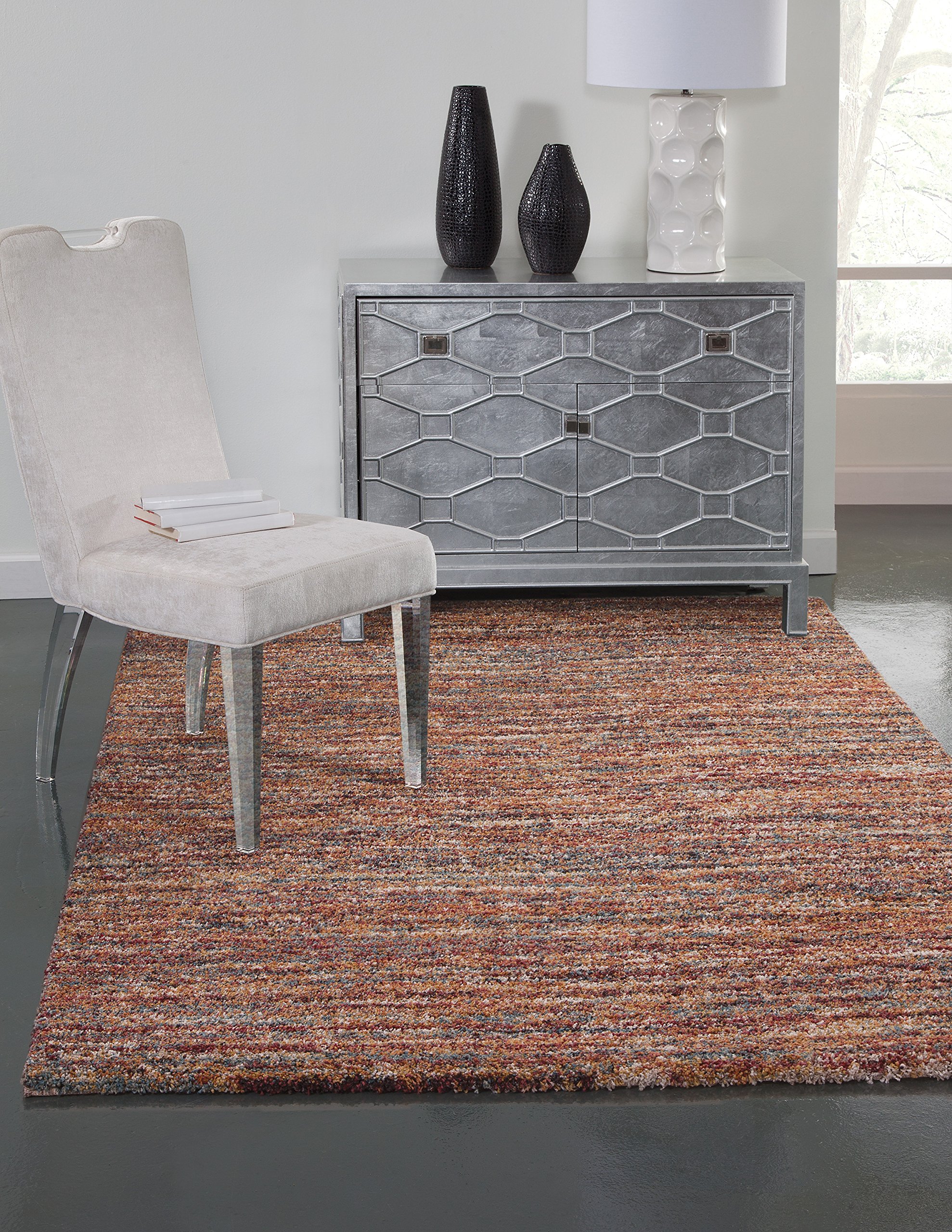 GOWE Zira Red/Multi Area Rug 5x8