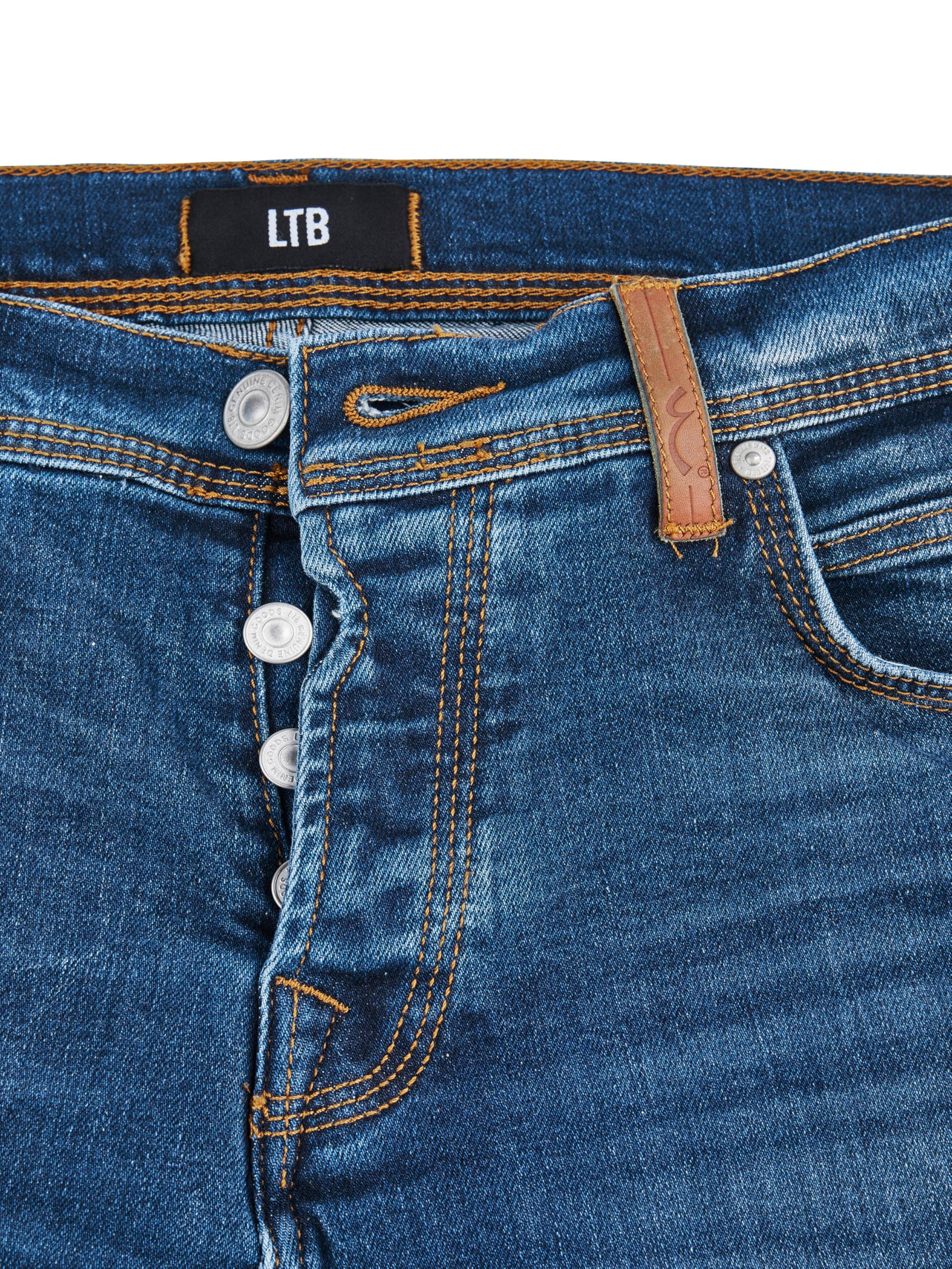 LTB Jeans Shorts Herren Stretch Kurz Slim Fit Corvin Kurze Hosen Bermuda