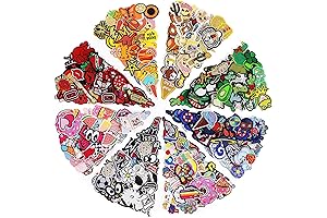 NICEVINYL Brand Patches: 72 Pc Decorative Embroidered Appliques