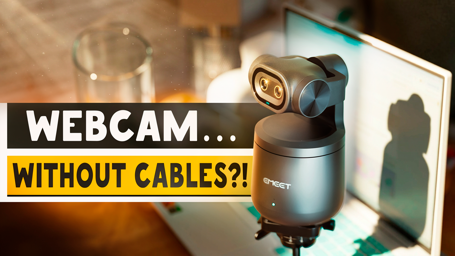 Watch Emeet Pixy Wireless 4K Webcam Review on Amazon Live