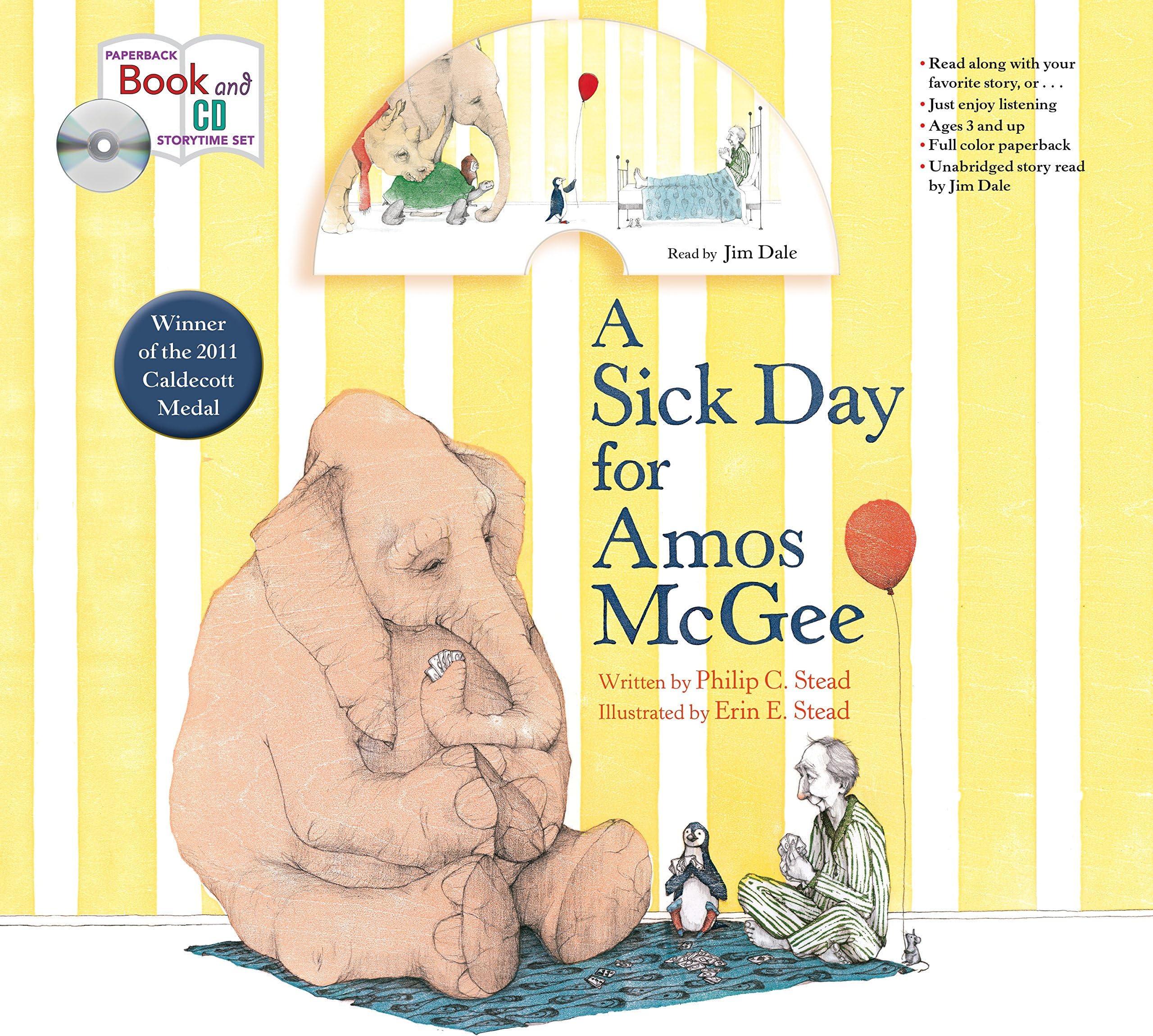 A Sick Day for Amos McGee: Book & CD Storytime Set (Macmillan Young Listeners Story Time Sets) Product Bundle – May 2, 2017