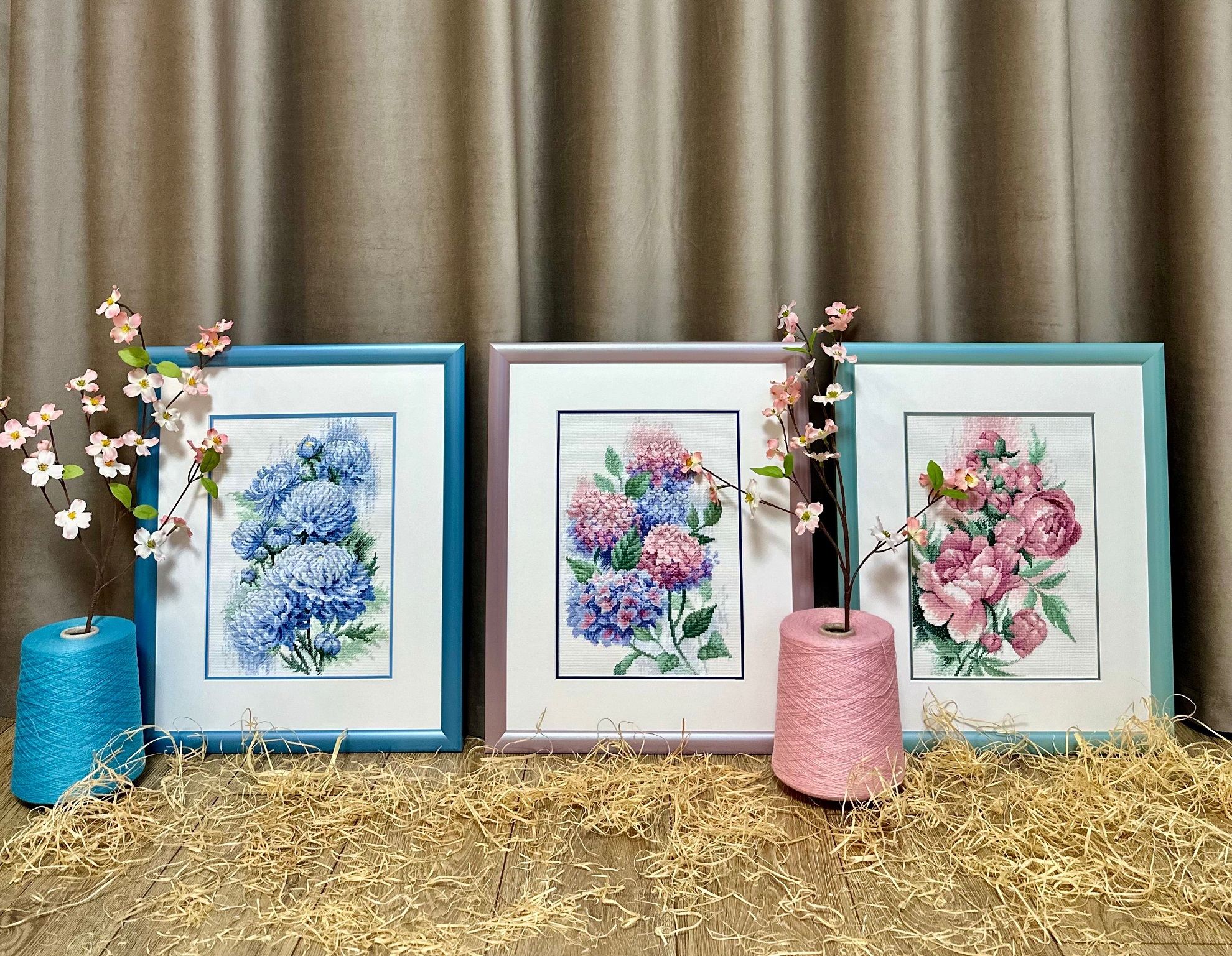 RIOLIS - Kit De Broderie Au Point De Croix Pour Adultes - Pivoines Luxuriantes 2138 - 21,4 X 30,9 Cm - Kits De Broderie Au Point De Croix Compté - Kit De