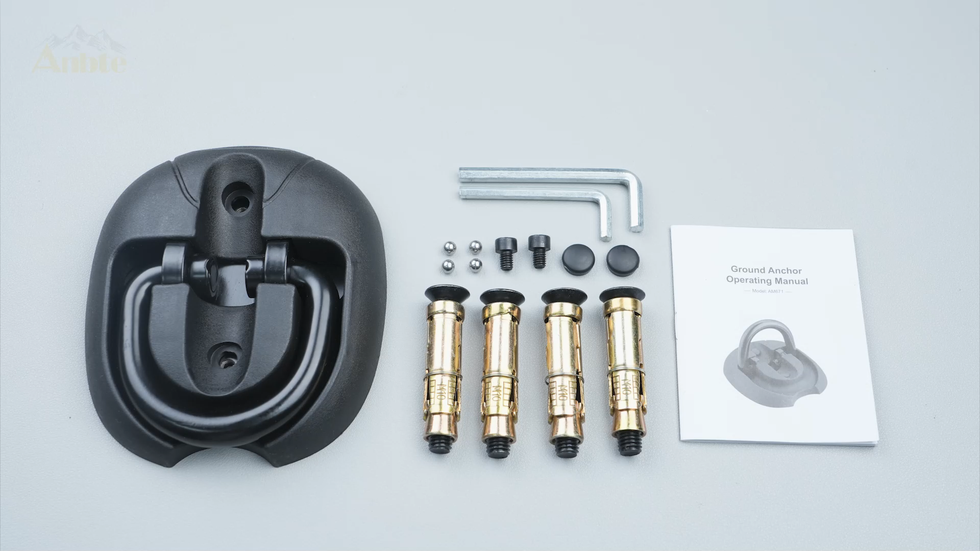 Master Lock Wall / Floor Anchor Large 160 X 80 X 55mm