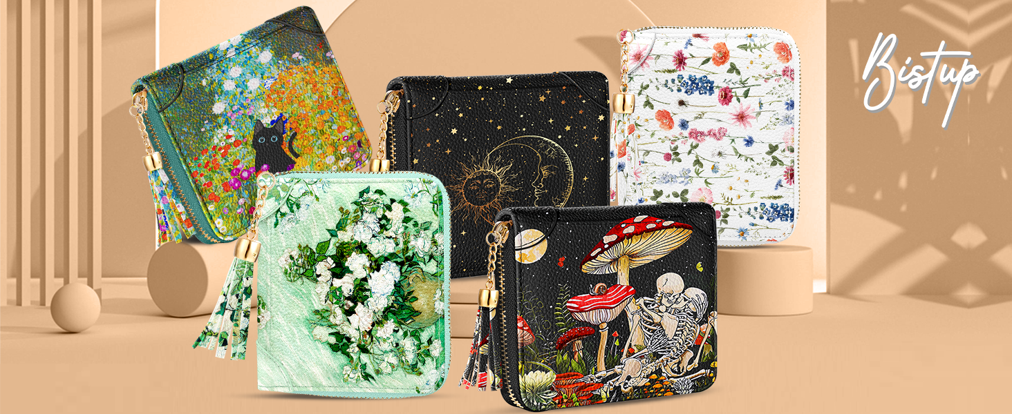 Amazon.com: Bistup 【40 Slots】Credit Card Holder for Women Girls