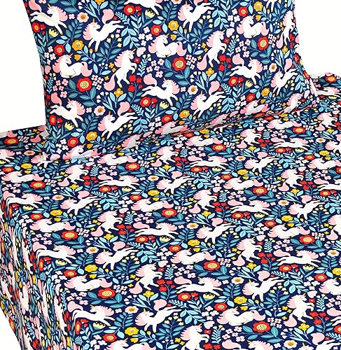 Miniatura 10 de Scientific Sleep French Bulldog Cute Fun - Juego de sábanas de 100 % algodón acogedor tamaño individual, sábana encimera, sábana bajera y funda de