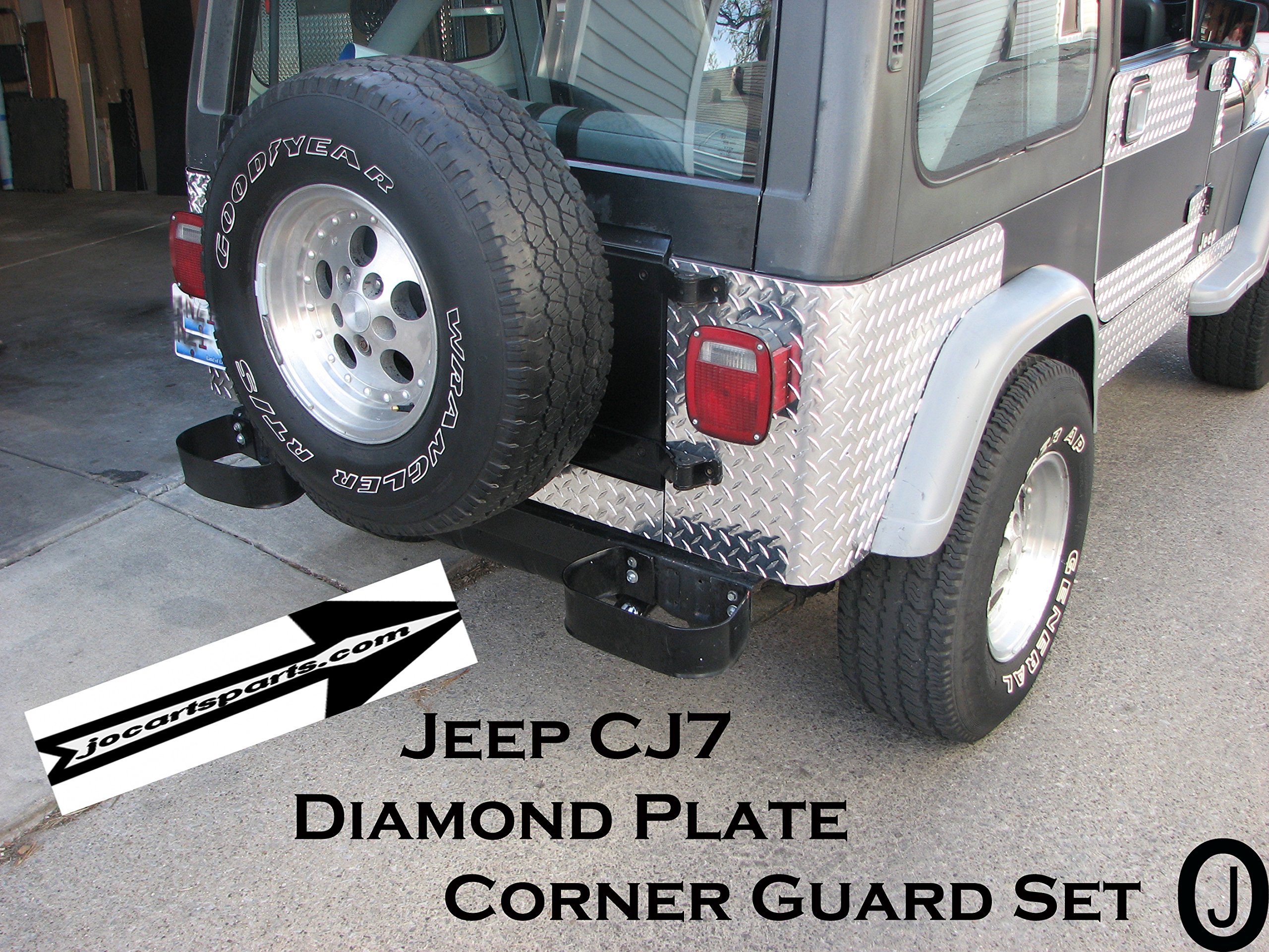 Amazon.com: Fits Jeep CJ7 3 pc Aluminum Diamond Plate Rear Quarter