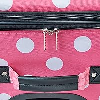 Vista 106 de Rockland Melbourne - Maleta de viaje, rígida y expansible, con ruedas giratorias, Champán