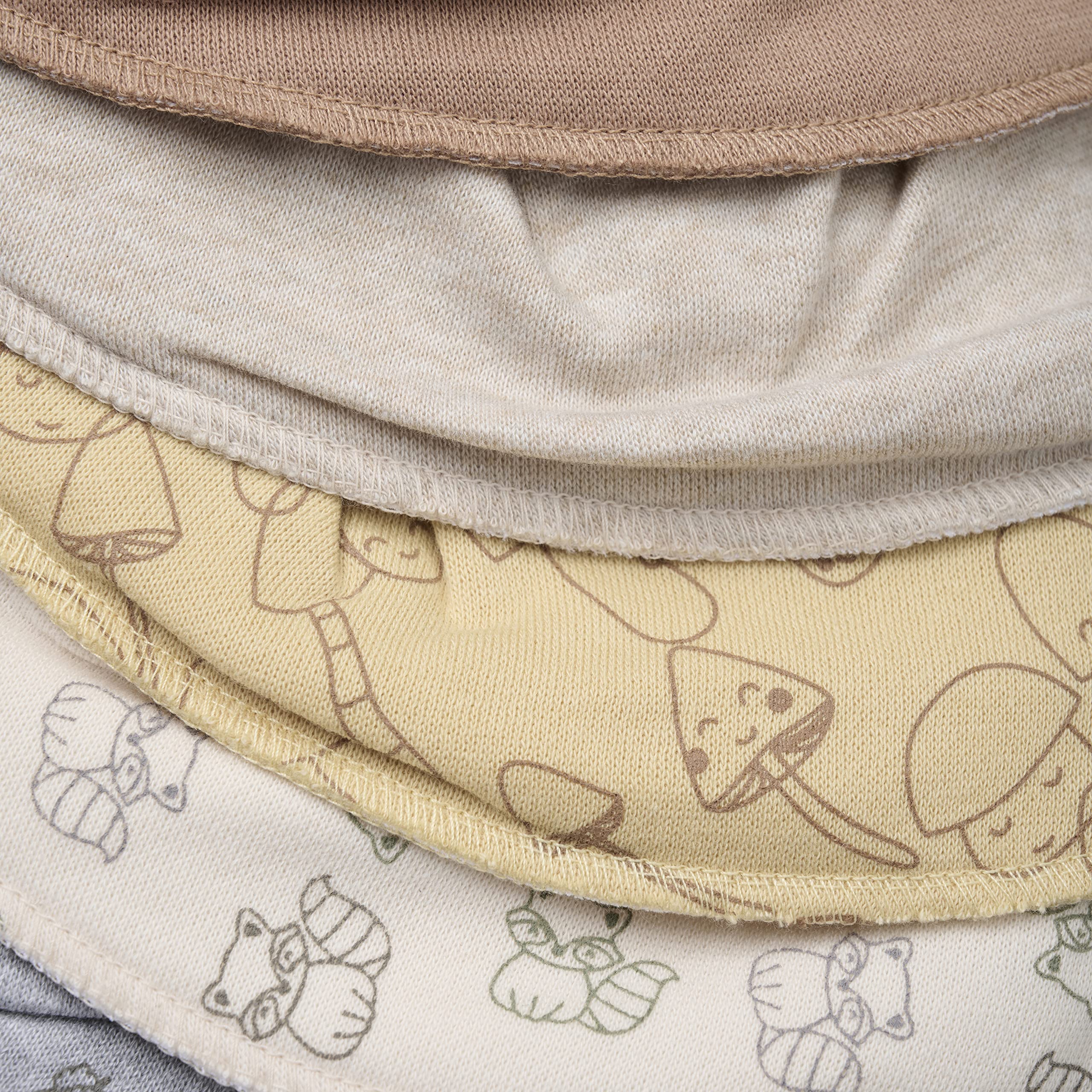 Pippi made with love Unisex Baby Bandana Bib (5-pack) Baby dreieck Lätzchen (5er Pack)