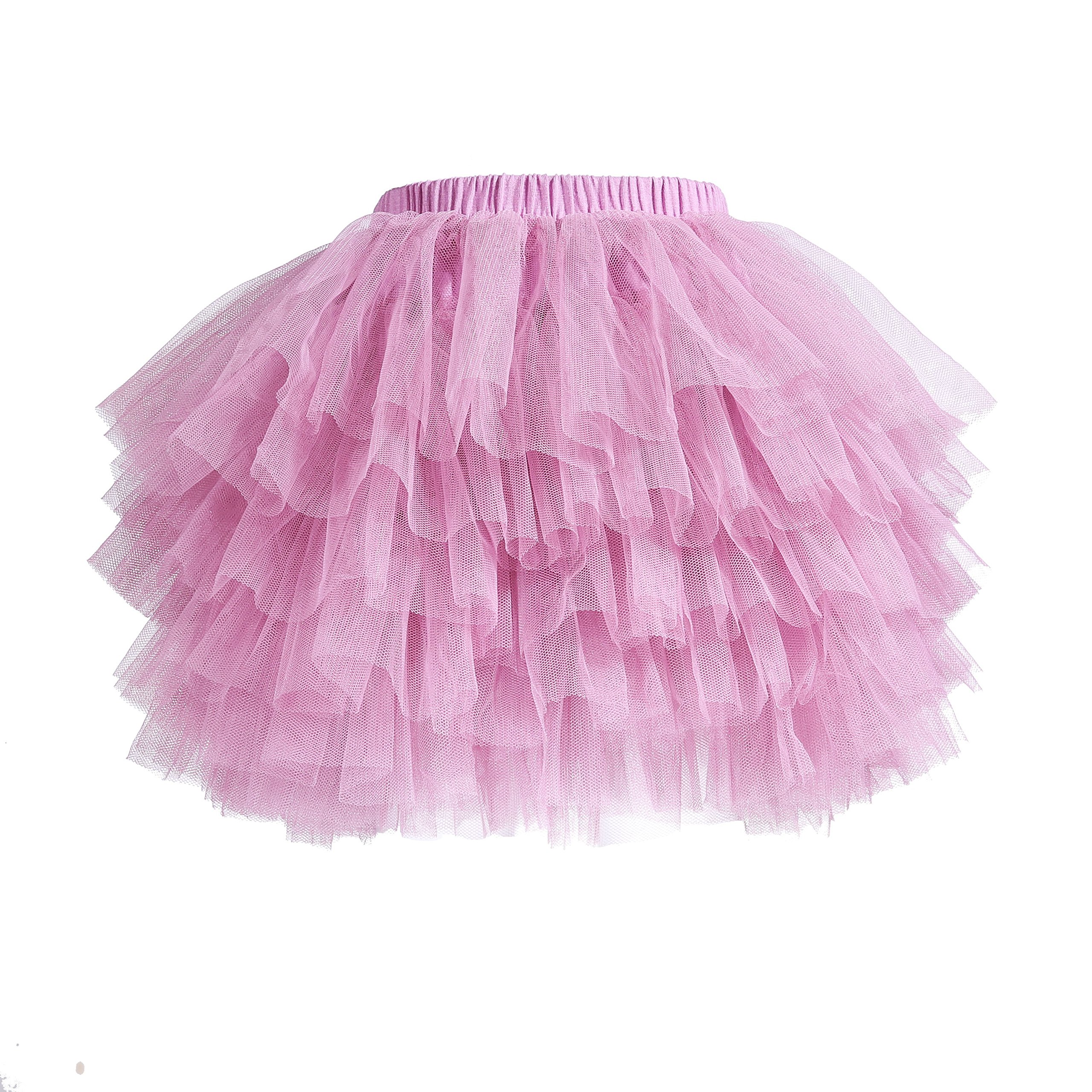Tutu Skirt for Baby Girl Toddler 6 Layered Tulle Skirts 1-8T
