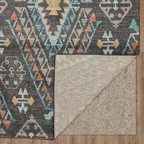 Vista 60 de Mohawk Home Bonilla - Alfombra oriental floral de 5 pies 3 pulgadas x 8 pies, color azul cielo, perfecta para sala de estar, comedor, oficina