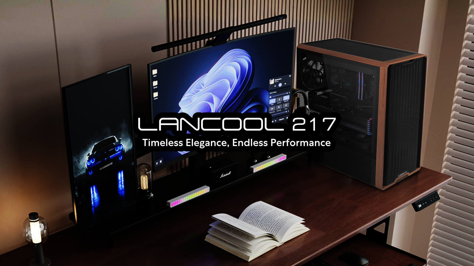 Amazon.com: Lian Li LANCOOL 217 Genuine Walnut Wood Computer