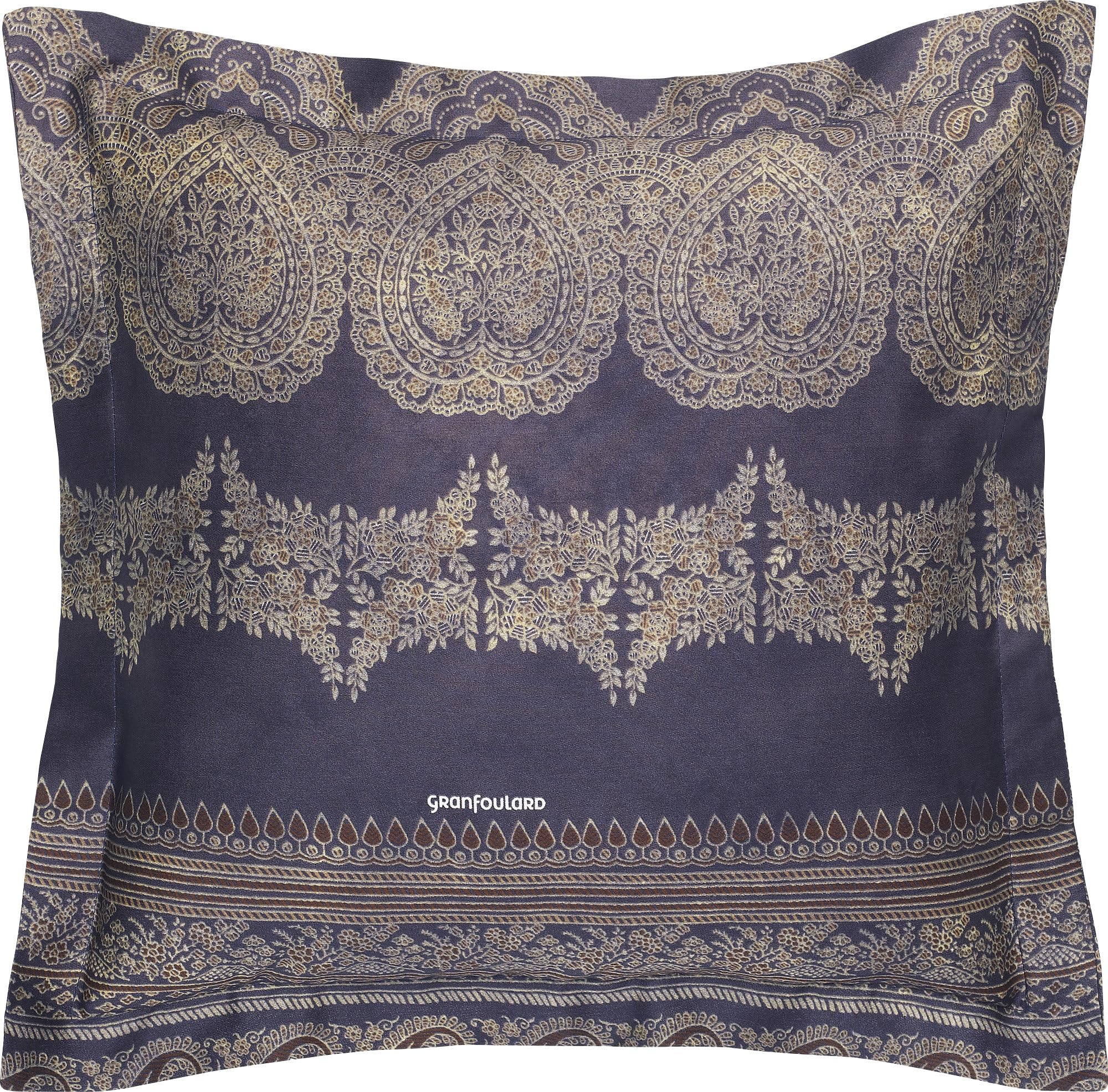 Bassetti BRUNELLESCHI Kissenhülle zu Bettwäsche aus 100% Baumwollsatin in der Farbe Grau v.G6, Maße: 40x40 cm - 9285946
