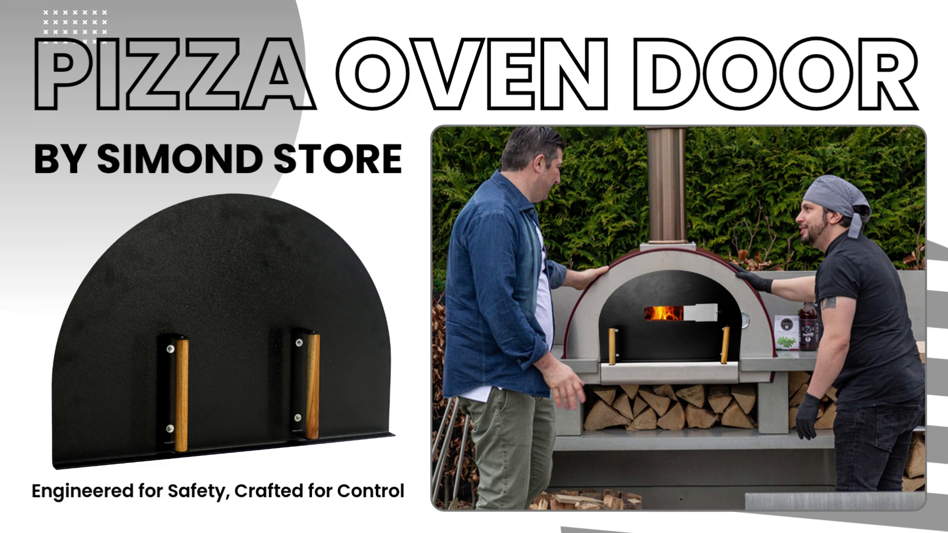 Amazon.com: Simond Store Pizza Oven Door - 27