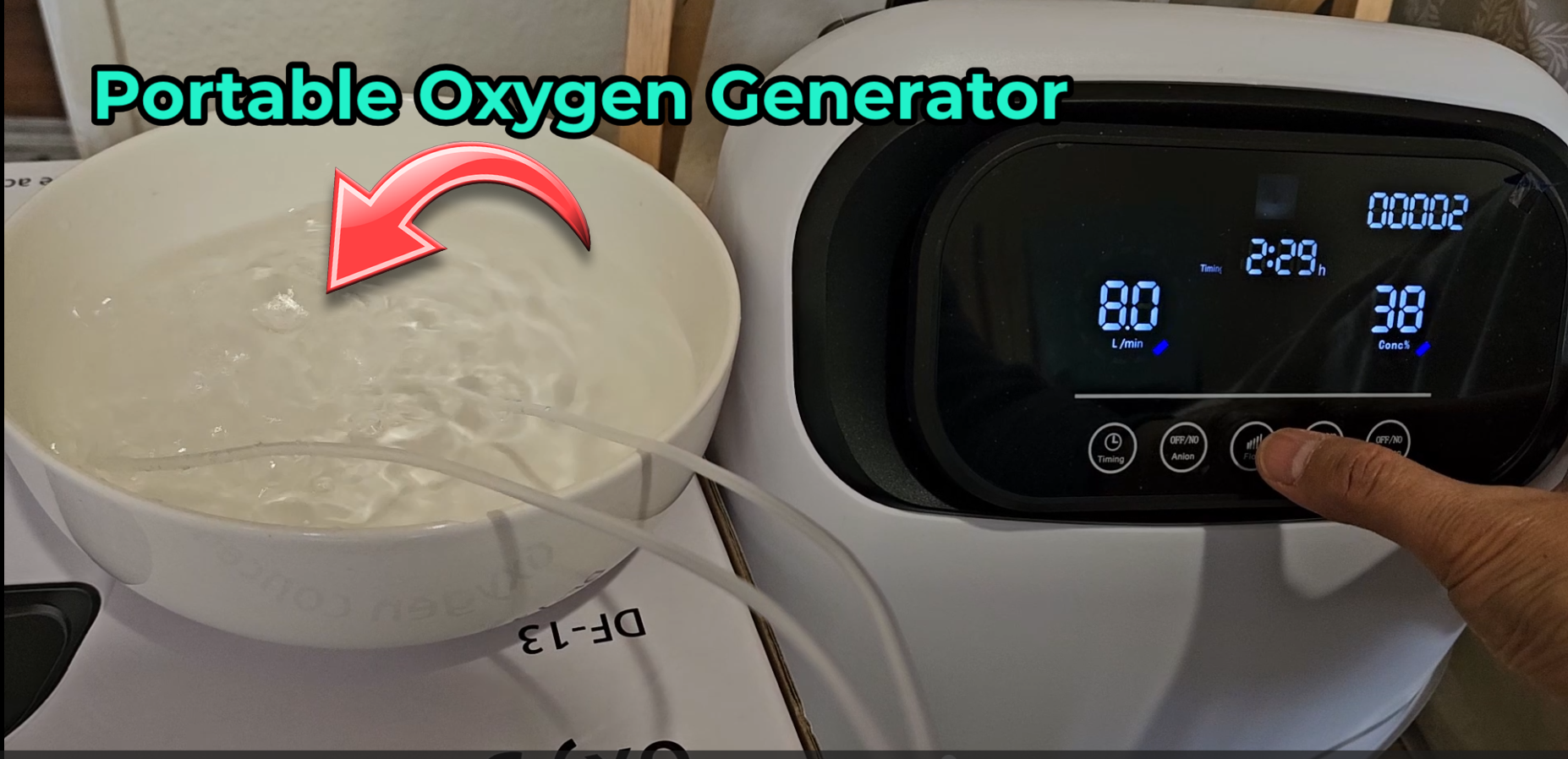 Live O2 Machine Watch Portable Oxygen Generator Machine for Home Use Review on Amazon Live