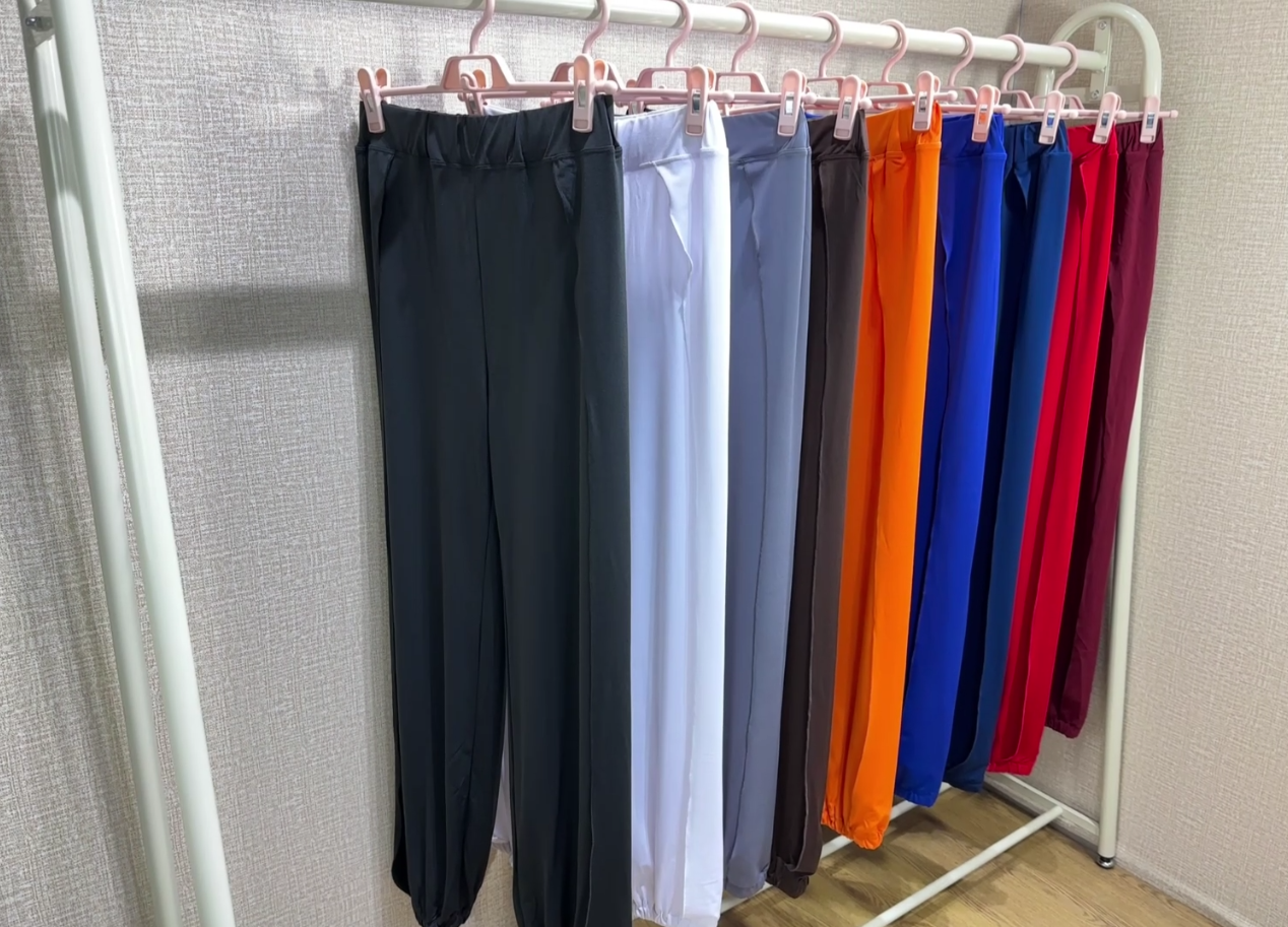 Yogabroek voor dames, hoge taille, buikcontrole, elastische