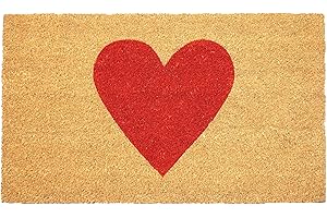 Calloway Mills Madison Heart Doormat: A Festive Entrance for Valentine's Day