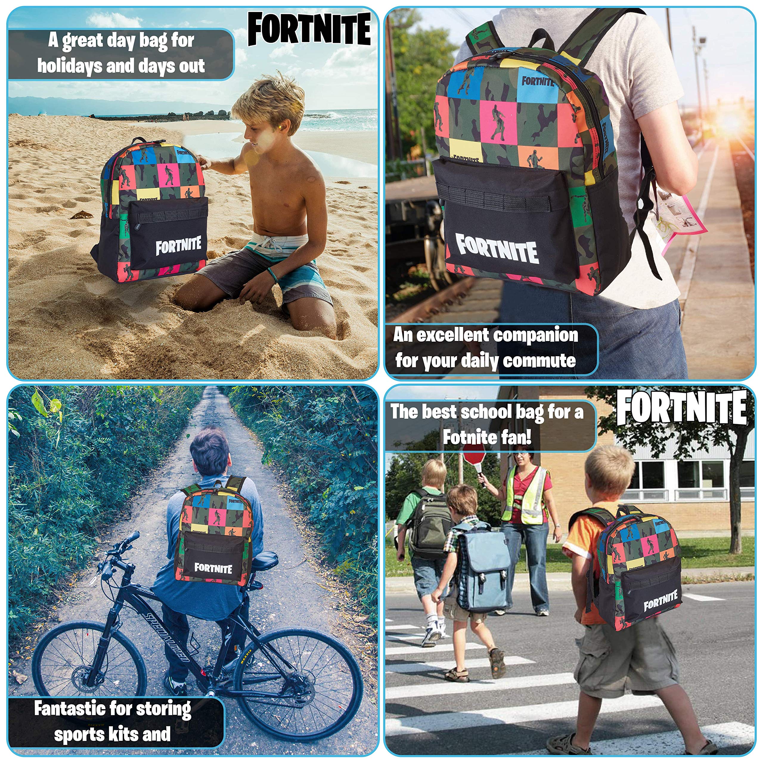 Fortnite Backpack School Bags For Boys Camouflage Backpack, Kids