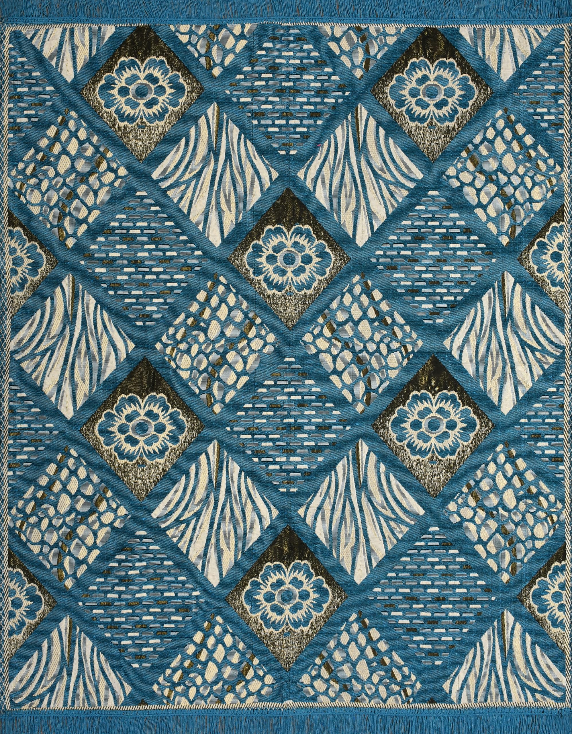 Premium Aqua Velvet Carpet - 4x6 Feet -2
