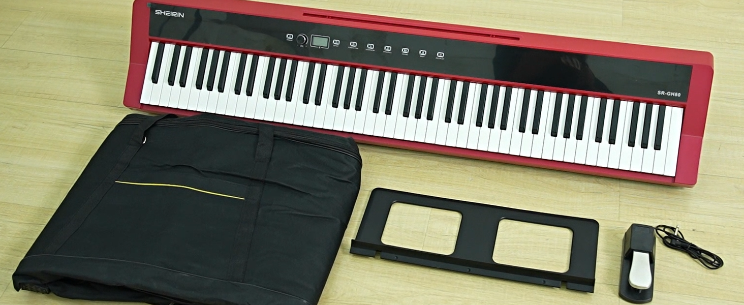 Amazon.com: SHEIRIN digital piano 88 keys weighted keyboard touch