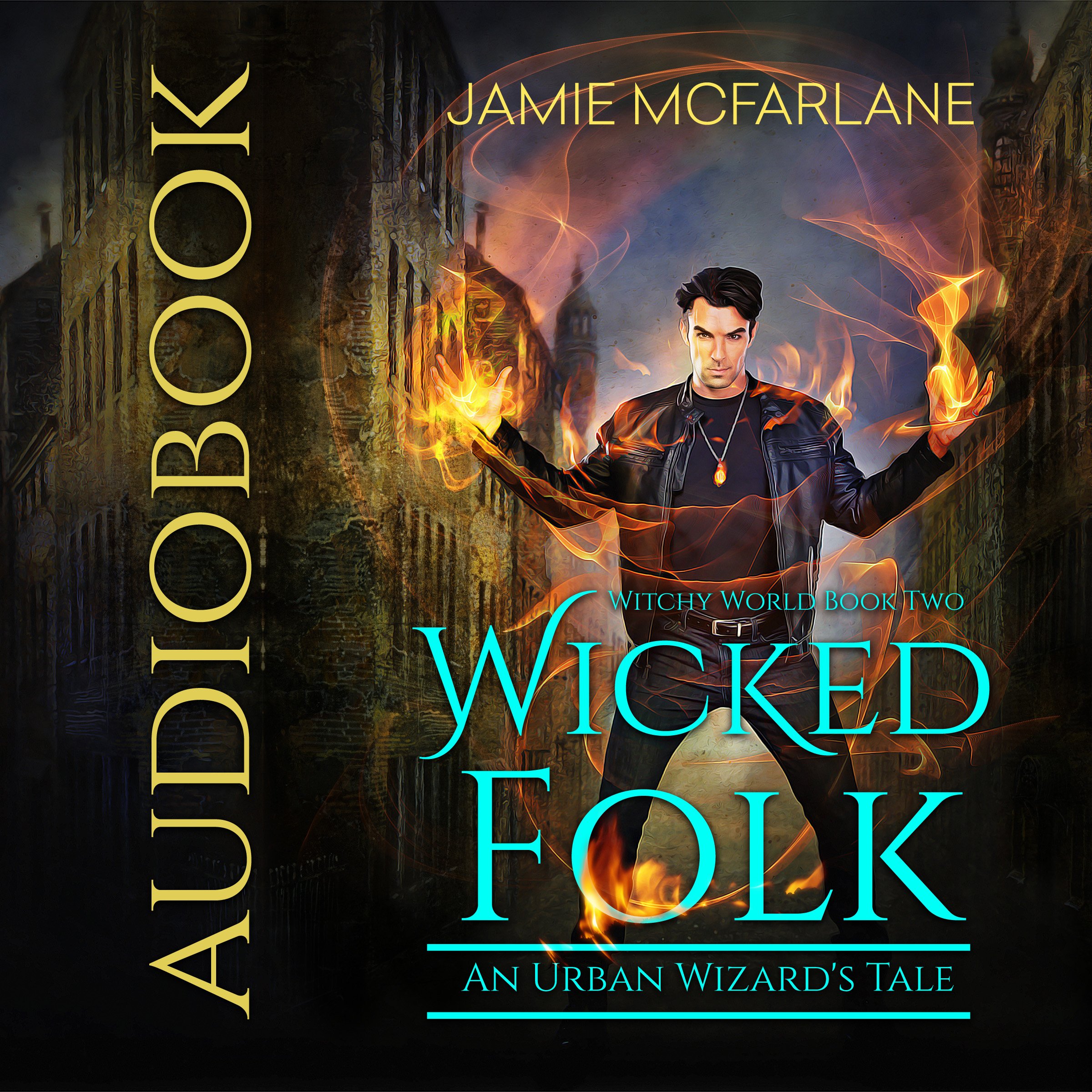 Cover art for Wicked Folk: An Urban Wizard's Tale