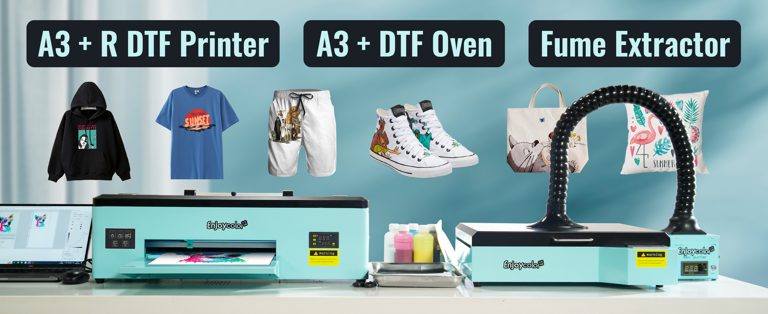 Amazon.com: EnjoyColor Upgrade DTF Curing Oven and DTF Powder
