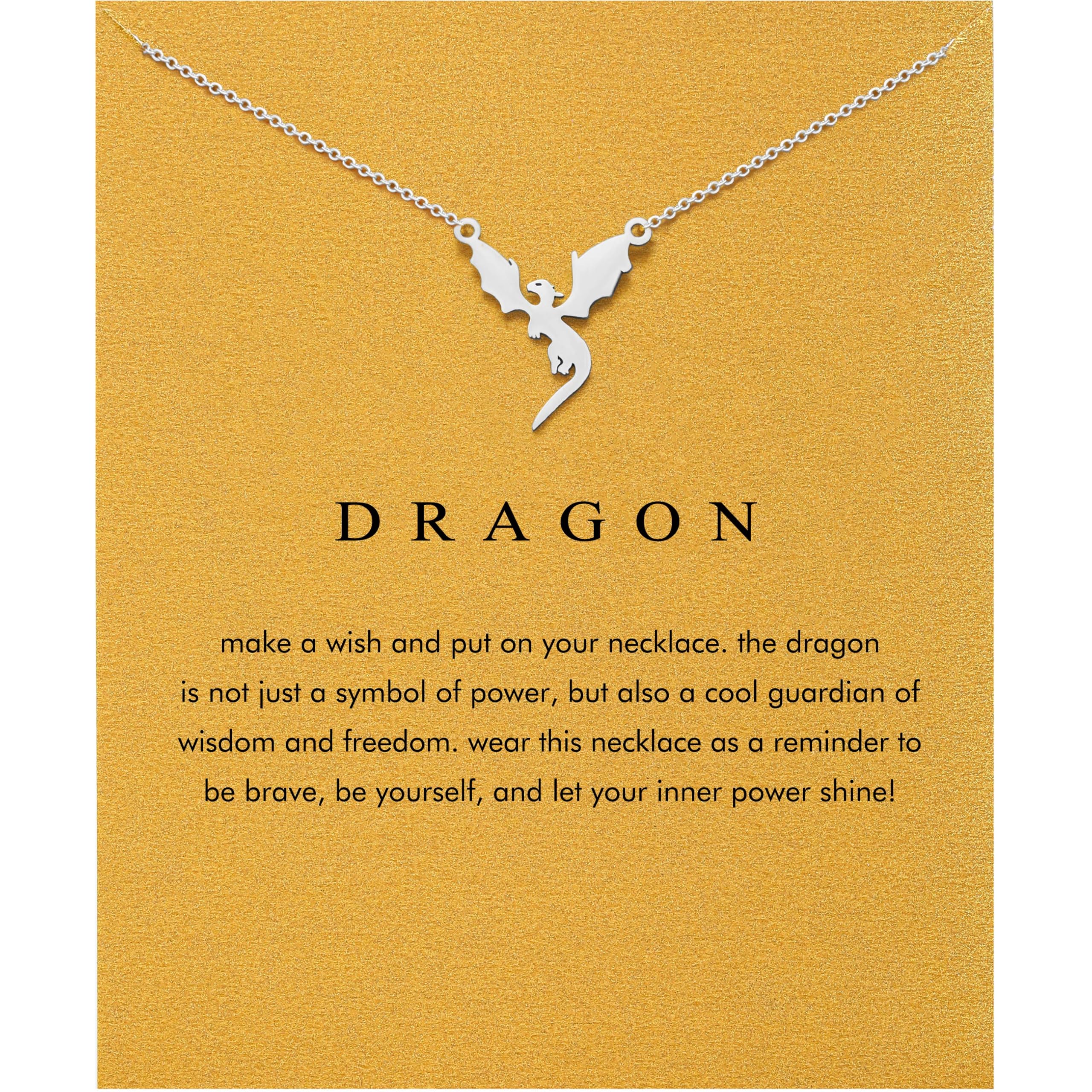 Silver Dragon Necklace