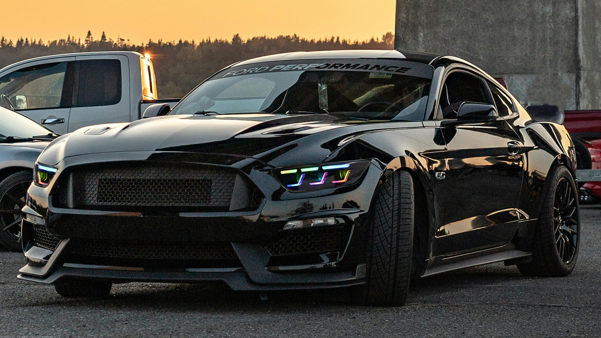 マルチカラー デーモンアイキット 2015-2017 Ford Mustang Multicolor Demon Eye Kit for 2015-2017 Ford Mustang