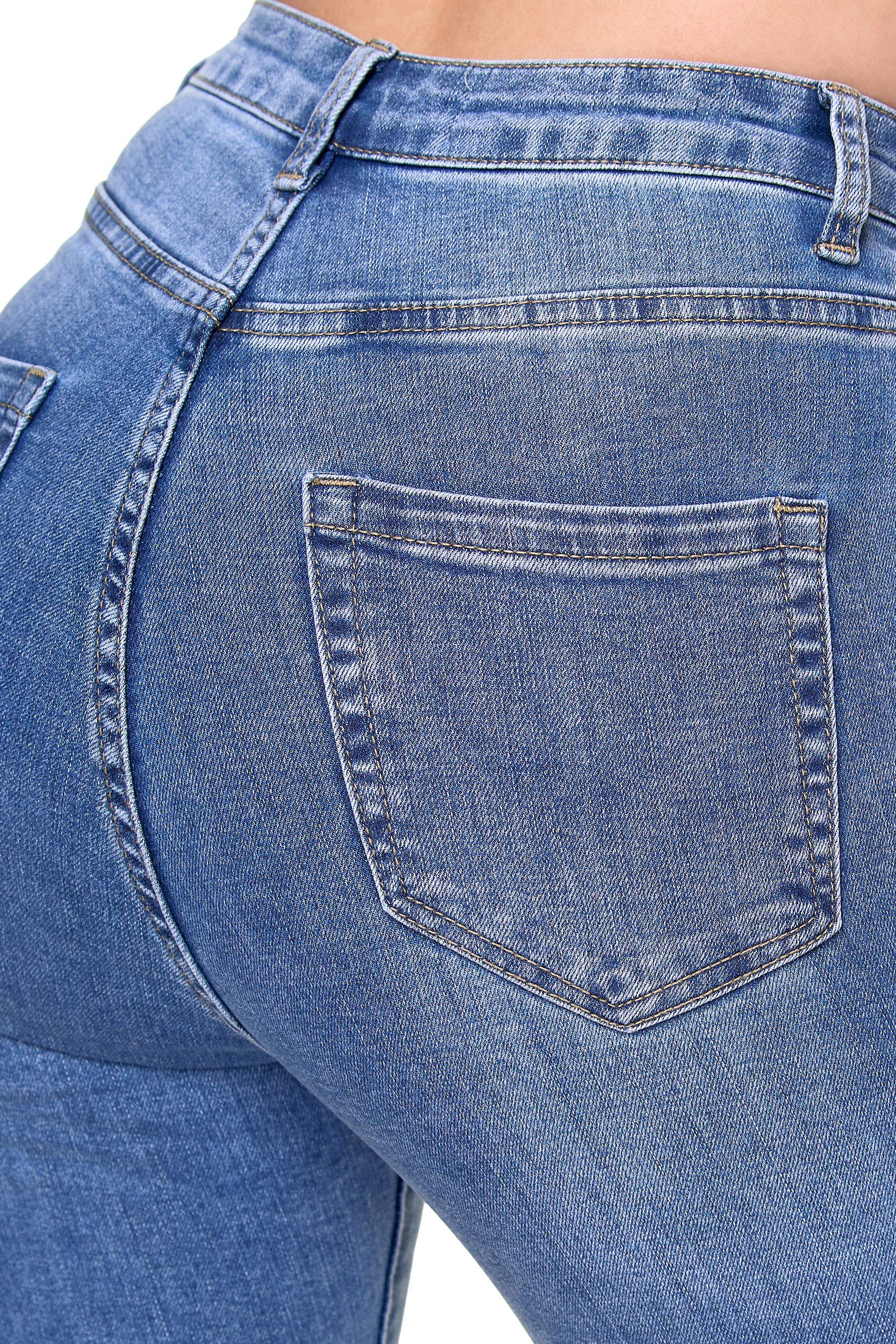 Elara Jeans Donna Vita Alta Effetto Push Up Chunkyrayan