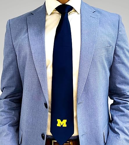 Miniatura 8 de Corbata oficial de los Michigan Wolverines de la NCAA