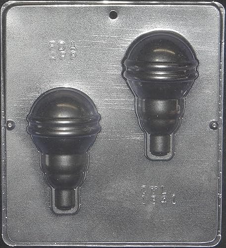 Molde de caramelo de chocolate con bombilla 1341